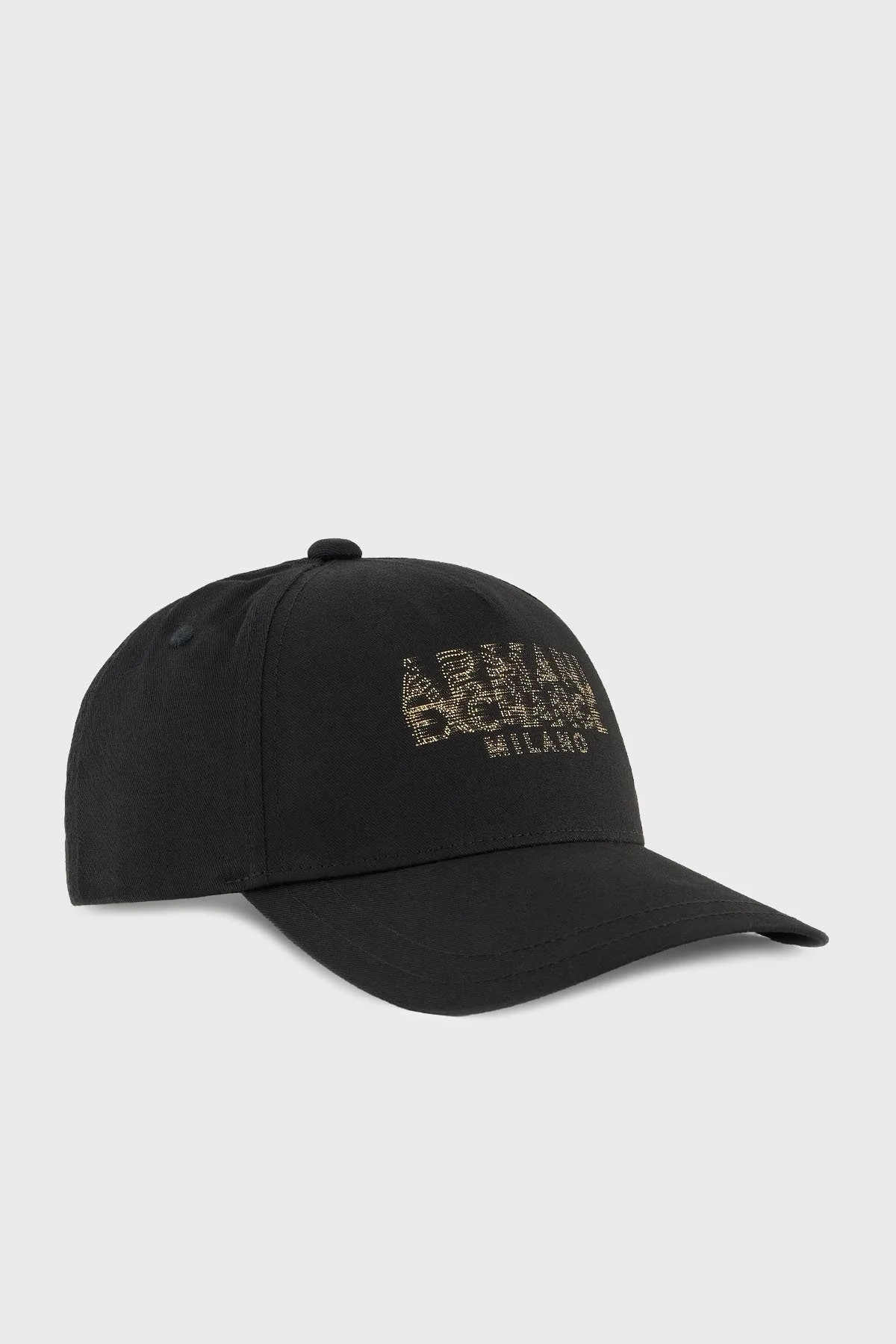 Armani Exchange Logo Baskılı % 100 Pamuk Erkek Şapka XM000284 AF12102 UC001 SİYAH - 4