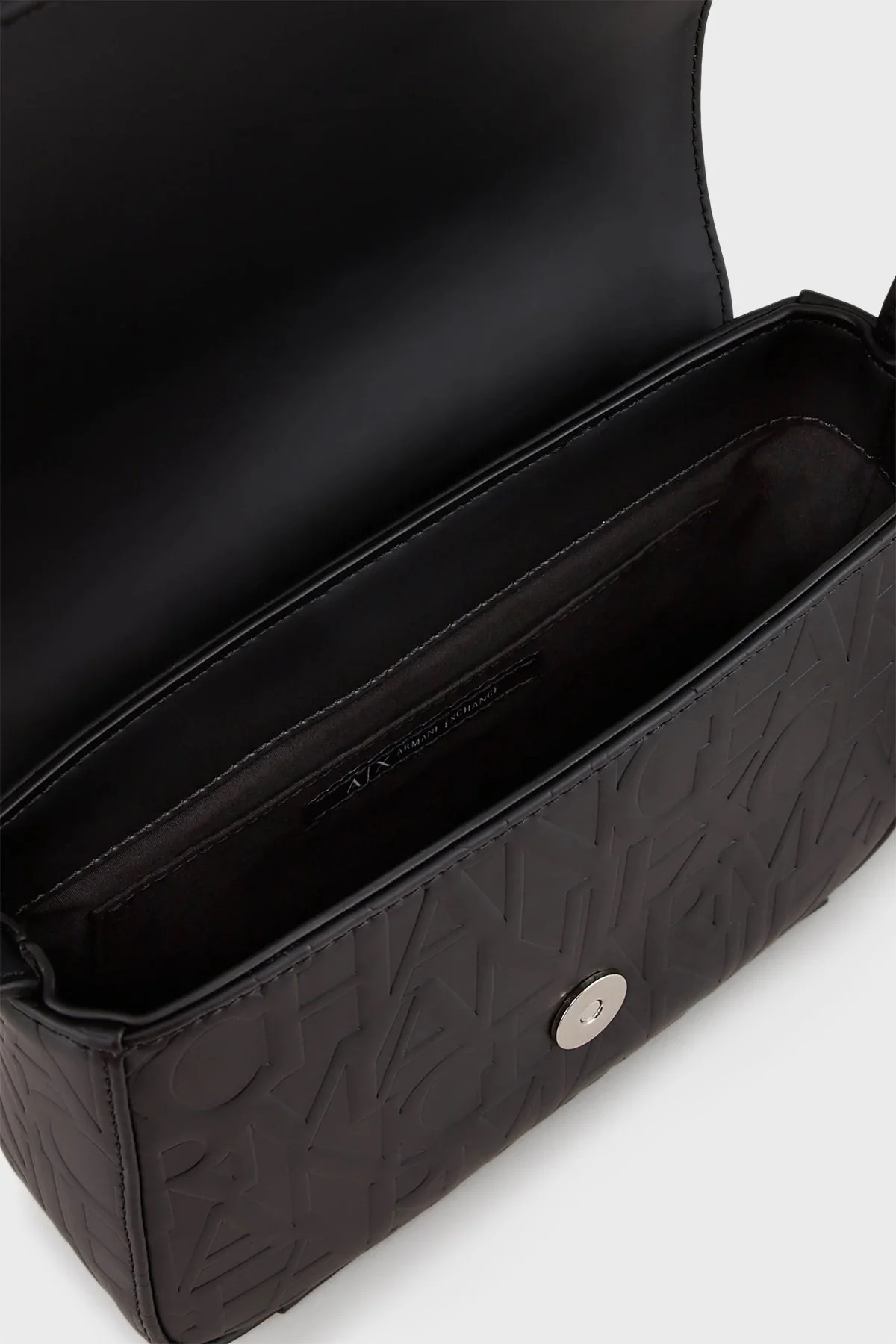 Armani Exchange Logo Baskılı Ayarlanabilir Omuz Bayan Çanta 942648 CC793 00020 SİYAH - 3