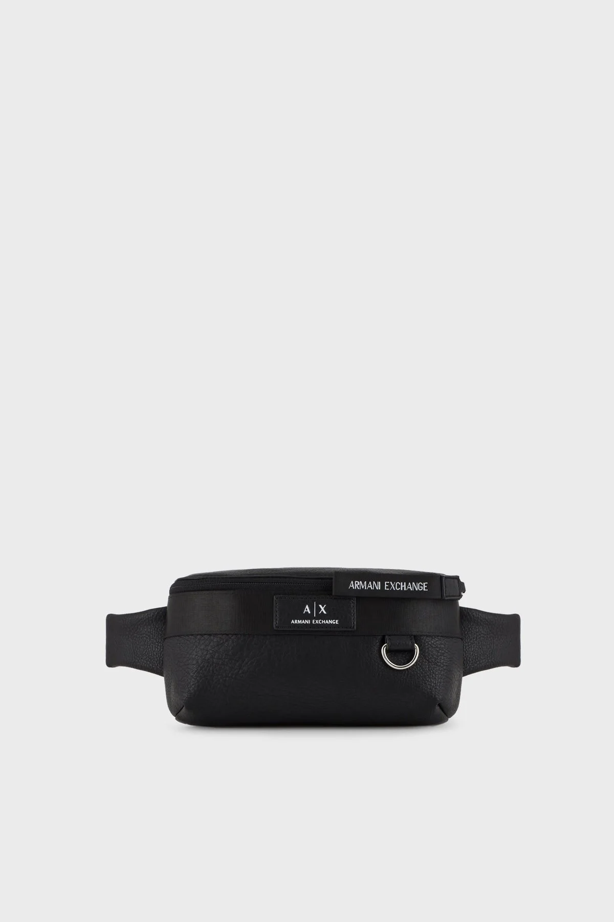 Armani Exchange Logo Baskılı Ayarlanabilir Omuz Askıllı Erkek Bel Çantası 952565 3F867 00020 SİYAH - 1