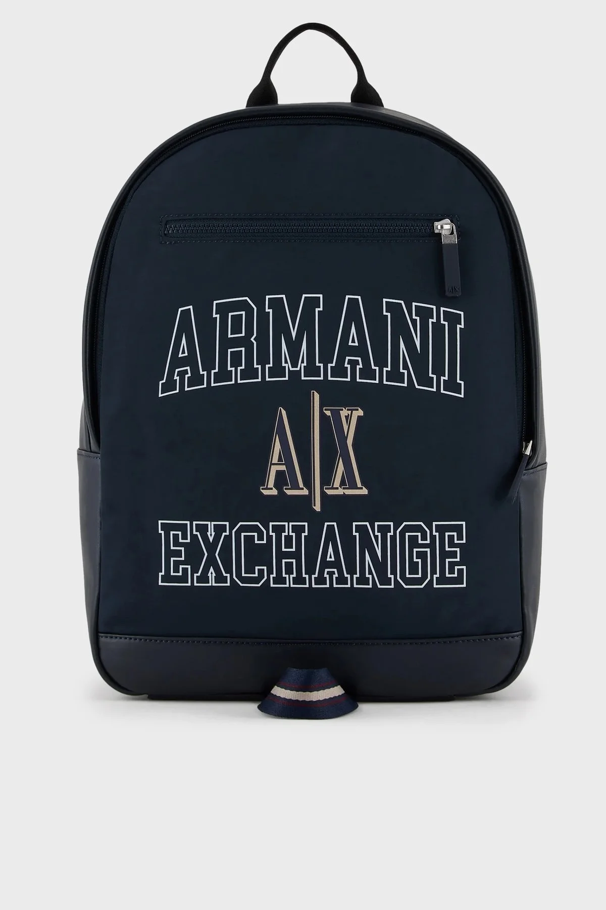 Armani Exchange Logo Baskılı Çift Kulplu Erkek Sırt Çantası 952578 3F874 05139 LACİVERT - 1