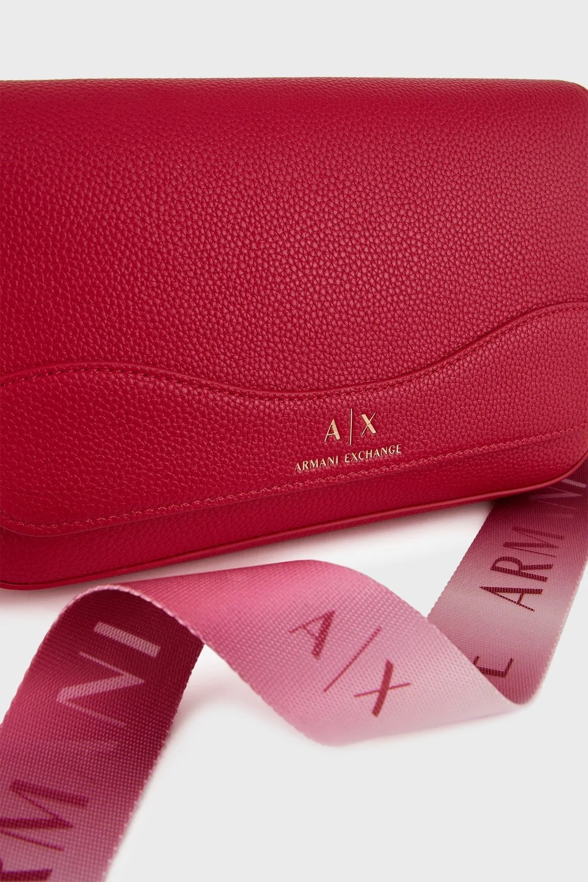 Armani Exchange Logo Baskılı Çıkarılabilir Omuz Askılı Bayan Çanta 942912 CC783 22775 KIRMIZI - 5