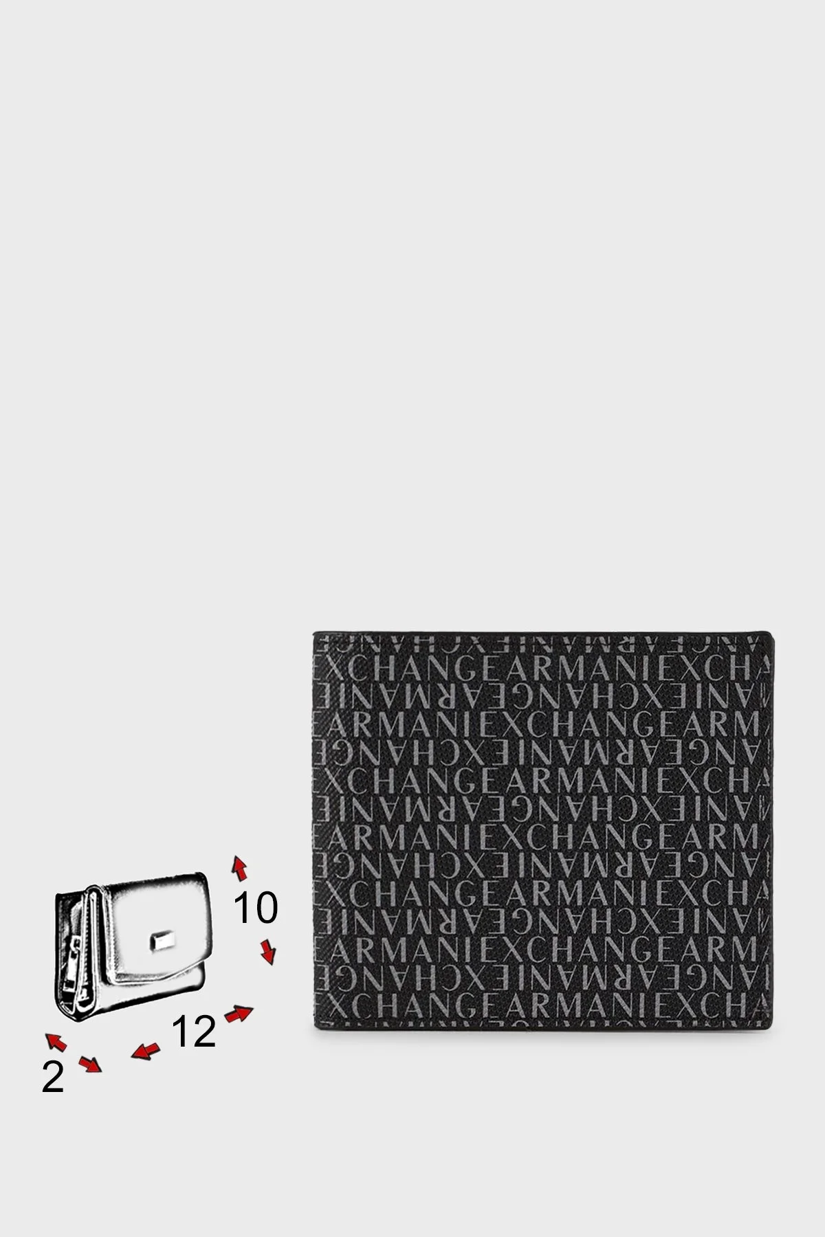 Armani Exchange Logo Baskılı Hakiki Deri Erkek Cüzdan 958097 CC831 00020 SİYAH - 5