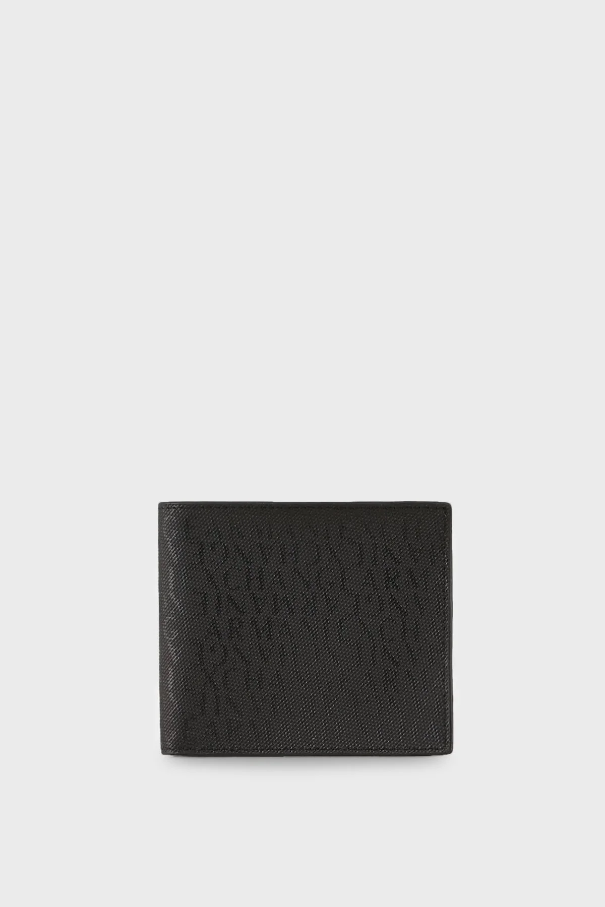Armani Exchange Logo Baskılı Hakiki Deri Erkek Cüzdan 958097 CC831 27121 SİYAH - 1