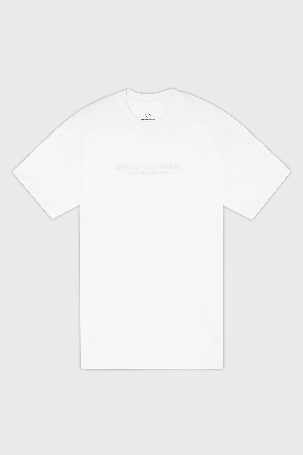 Armani Exchange Logo Baskılı Pamuklu Regular Fit Bisiklet Yaka Erkek T Shirt XM001280 AF10361 U0002 BEYAZ - 5