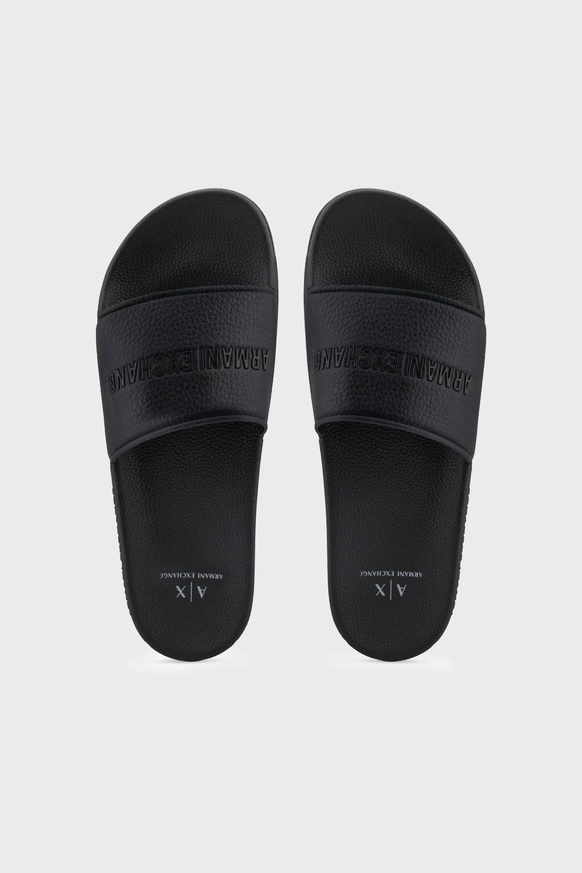 Armani Exchange Logo Detaylı Erkek Terlik XM002887 AF22832 UC001 SİYAH - 3