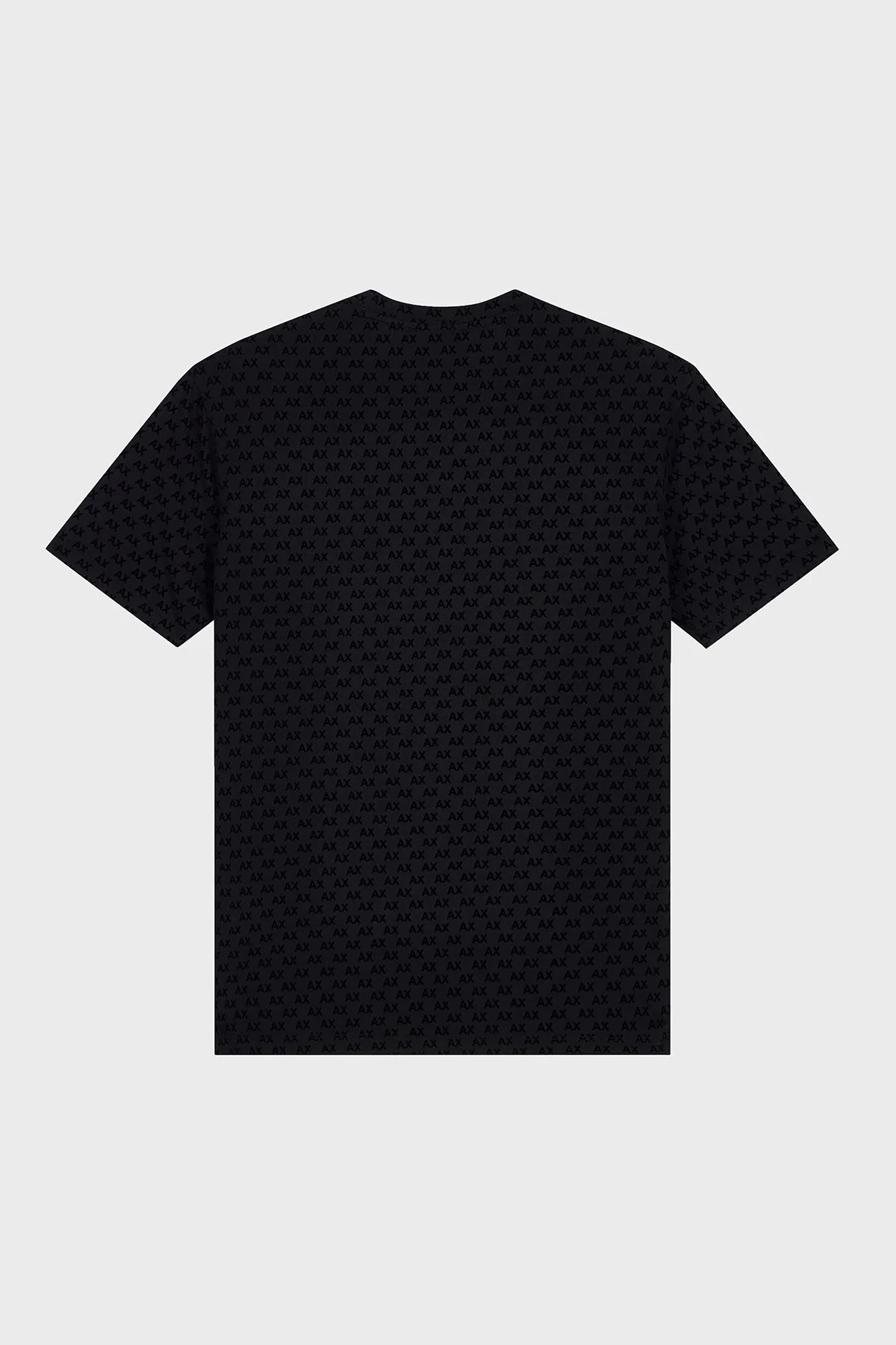 Armani Exchange Logolu % 100 Pamuk Bisiklet Yaka Erkek T Shirt XM003079 AF10356 UC001 Siyah - 6