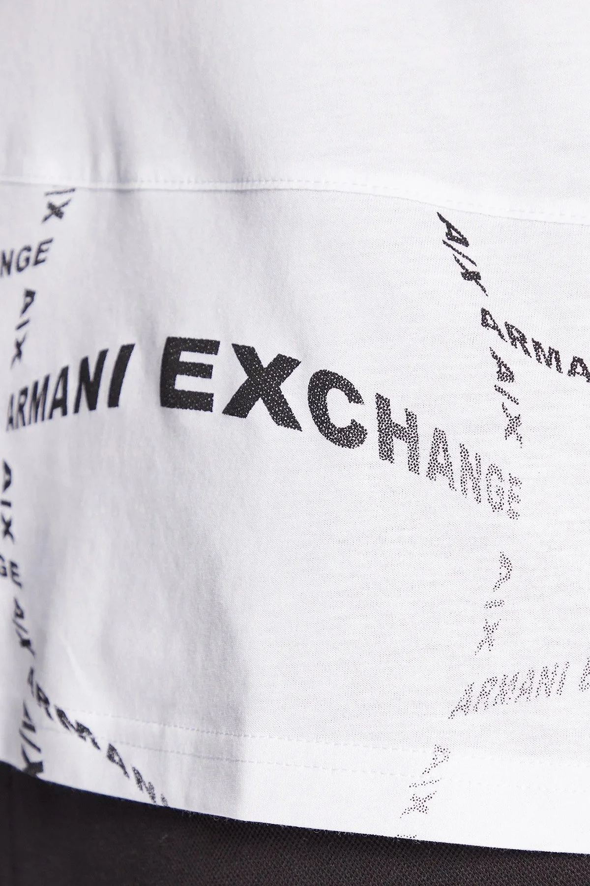 Armani Exchange Logolu % 100 Pamuk Regular Fit Bisiklet Yaka Erkek T Shirt 3RZMFE ZJ8EZ 21BX BEYAZ - 5