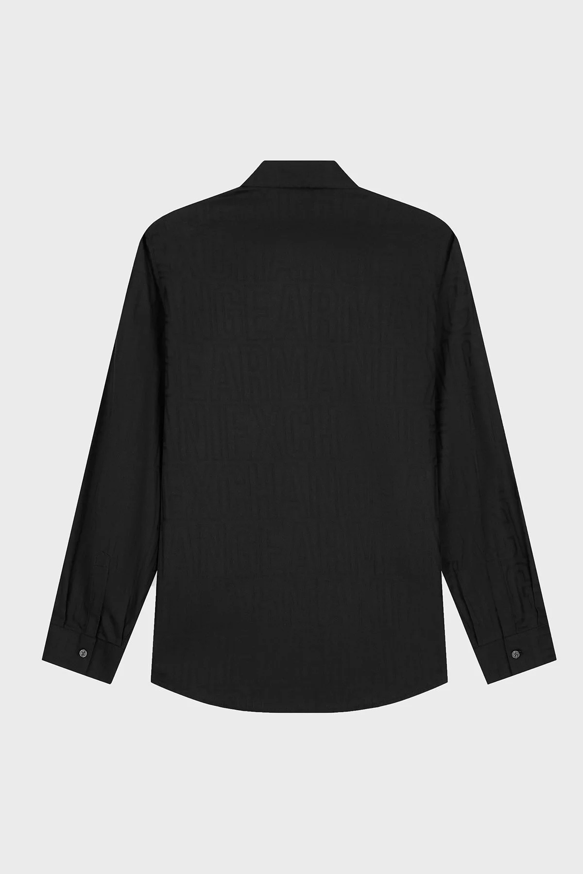 Armani Exchange Logolu % 100 Pamuk Regular Fit Jakarlı Erkek Gömlek XM003244 AF13131 UC001 Siyah - 6