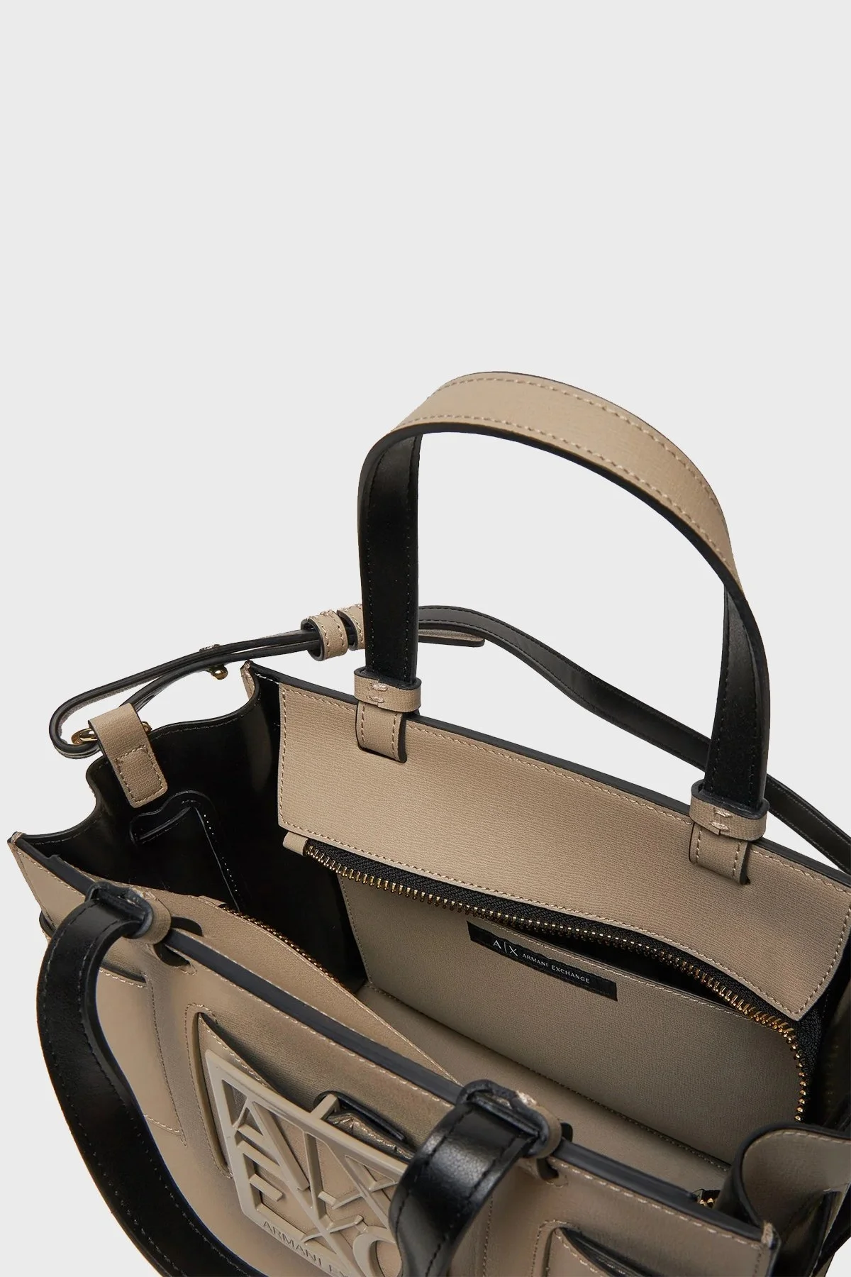 Armani Exchange Logolu Ayarlanabilir Asıkılı Bayan Çanta 942690 0A874 14349 BEJ - 4