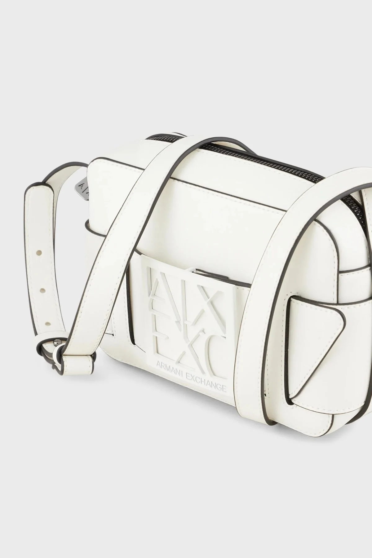 Armani Exchange Logolu Ayarlanabilir Askılı Bayan Çanta 942699 0A874 26410 BEYAZ - 3