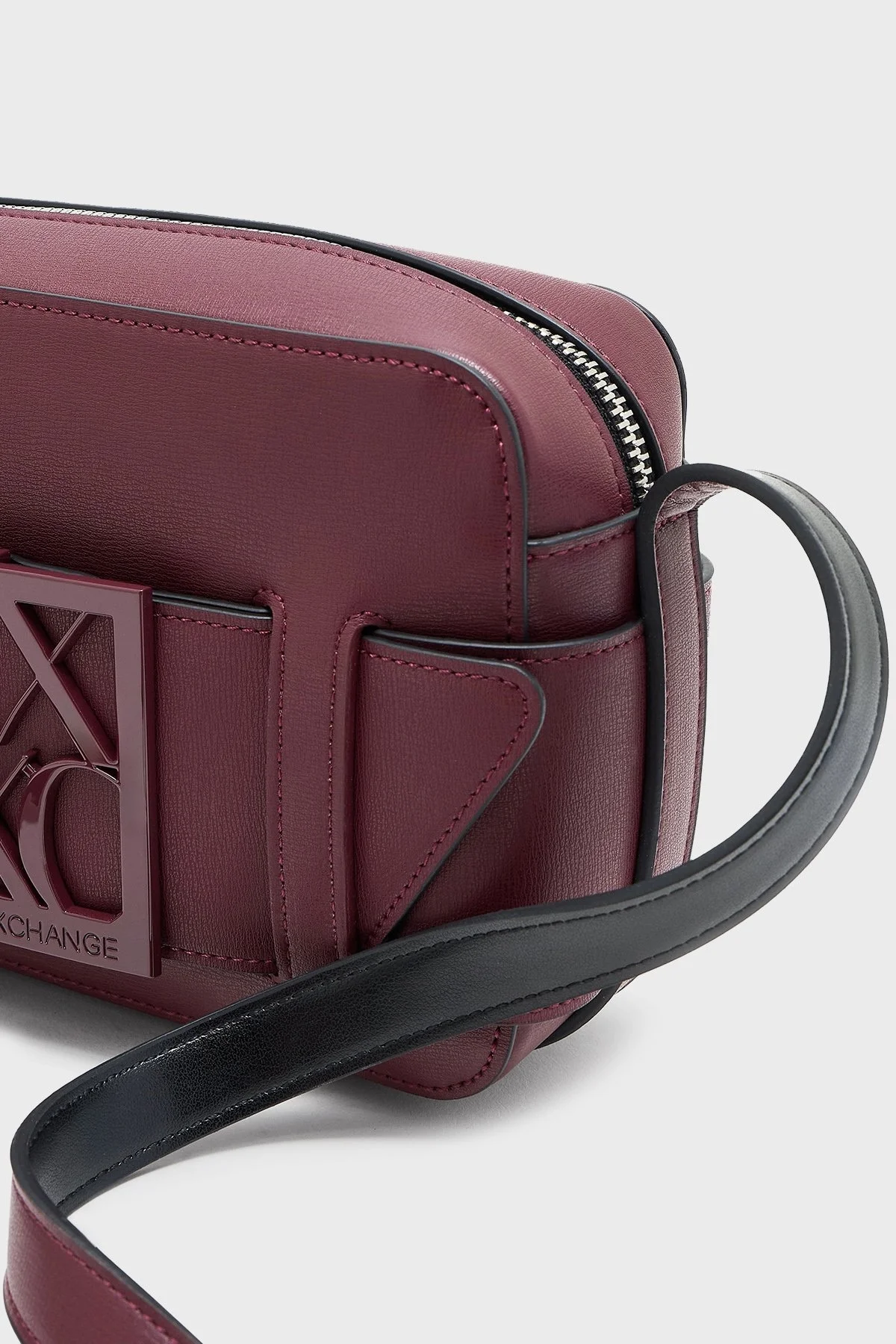 Armani Exchange Logolu Ayarlanabilir Askılı Bayan Çanta 942699 0A874 UA343 BORDO - 11