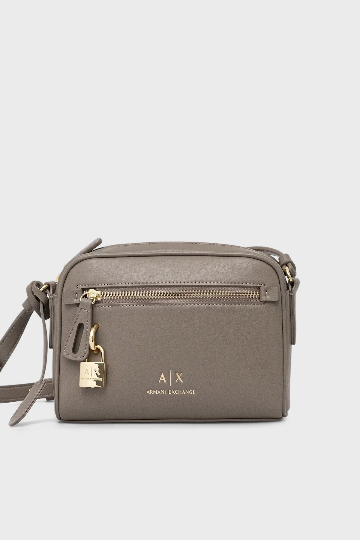 Armani Exchange Logolu Ayarlanabilir Askılı Bayan Çanta XW000303 AF12040 U6242 BEJ - 1