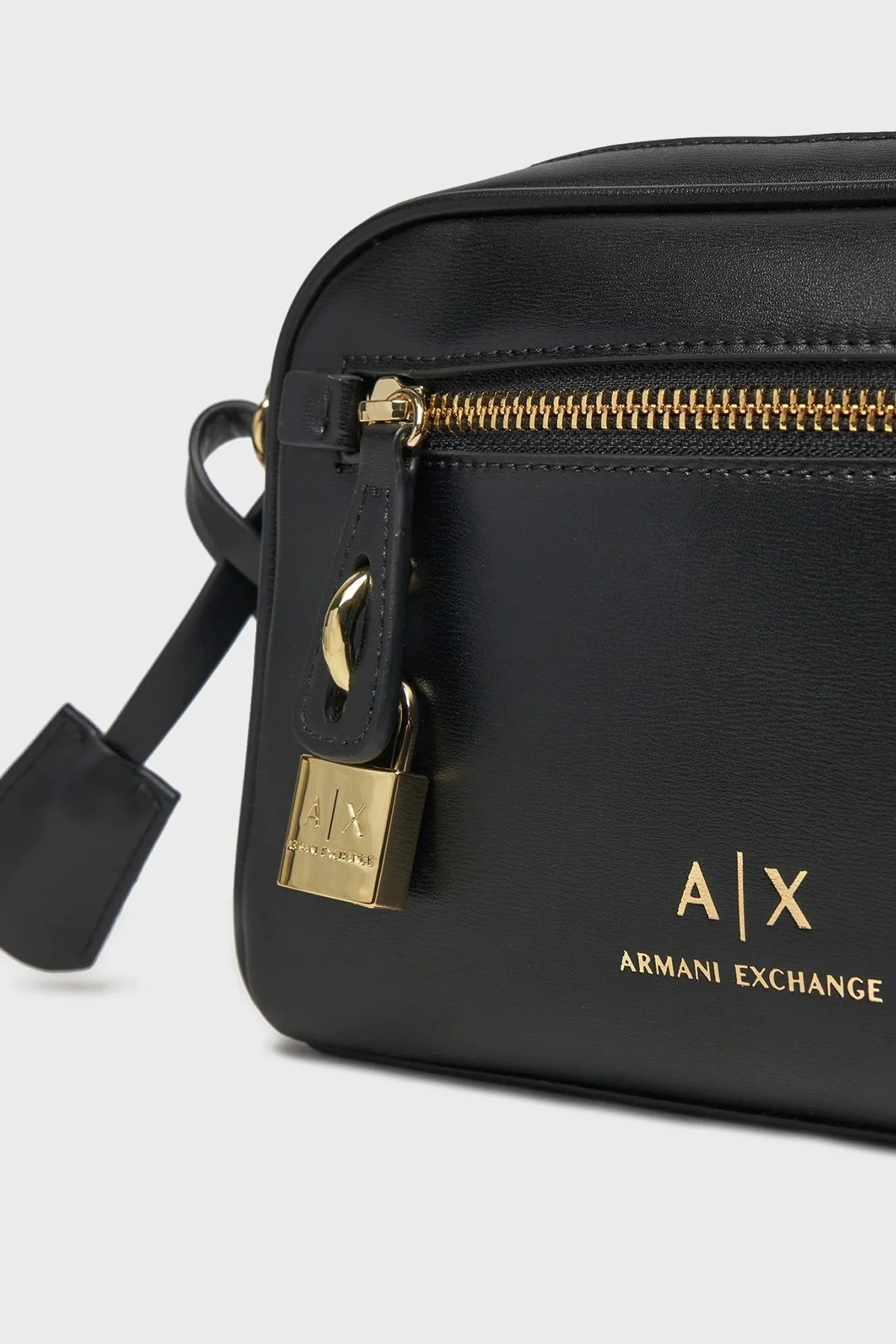 Armani Exchange Logolu Ayarlanabilir Askılı Bayan Çanta XW000303 AF12040 UC001 SİYAH - 8