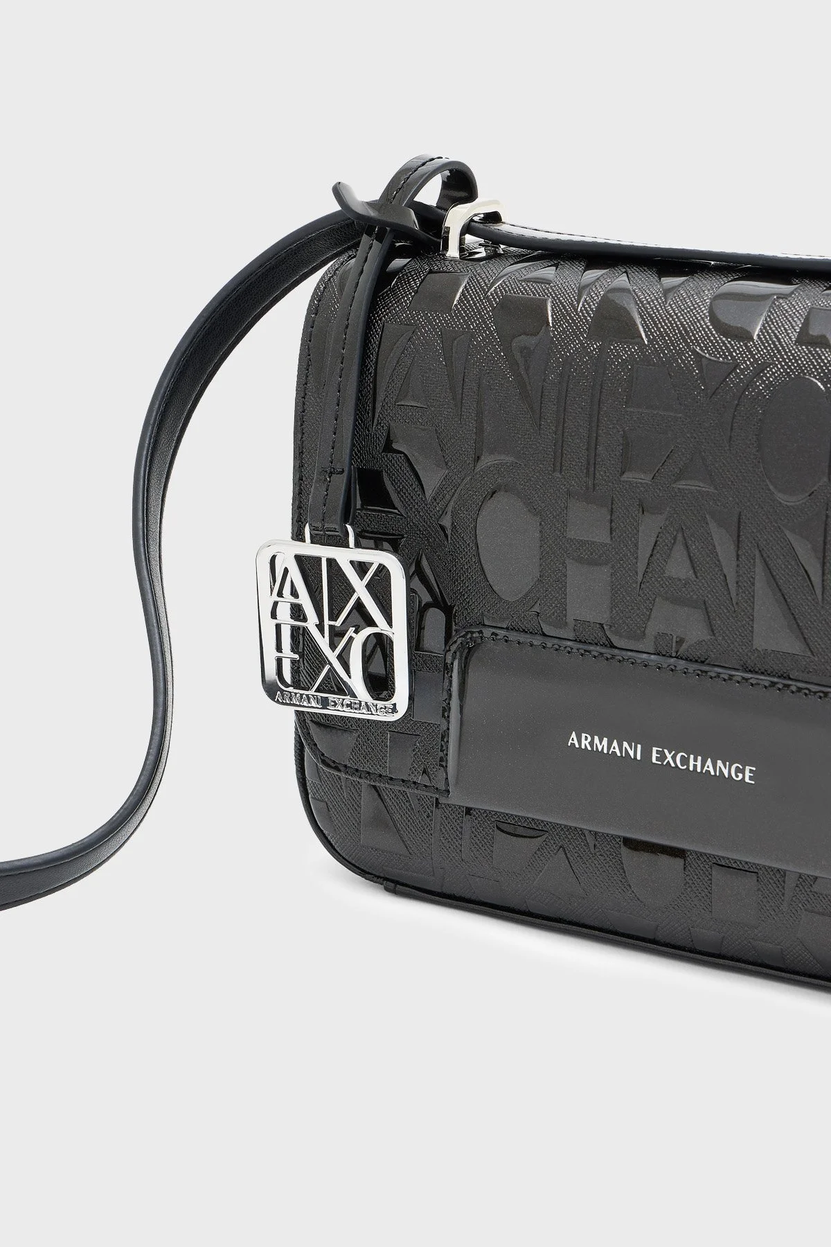 Armani Exchange Logolu Ayarlanabilir Askılı Bayan Çanta XW001577 AF17290 UC001 SİYAH - 5