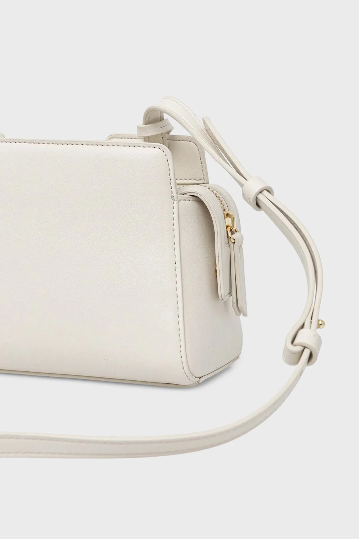 Armani Exchange Logolu Ayarlanabilir Askılı Bayan Çanta XW002162 AF19892 U1003 KREM - 2