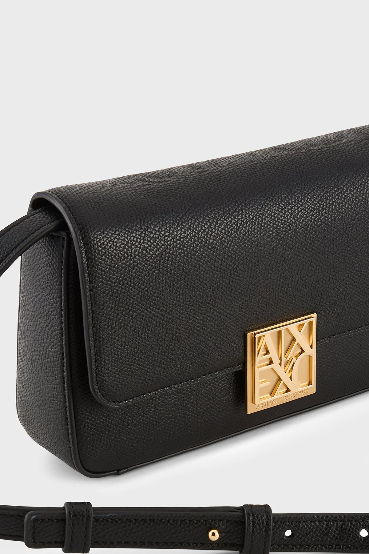 Armani Exchange Logolu Ayarlanabilir Askılı Bayan Çanta XW002171 AF19895 UC001 SİYAH - 5