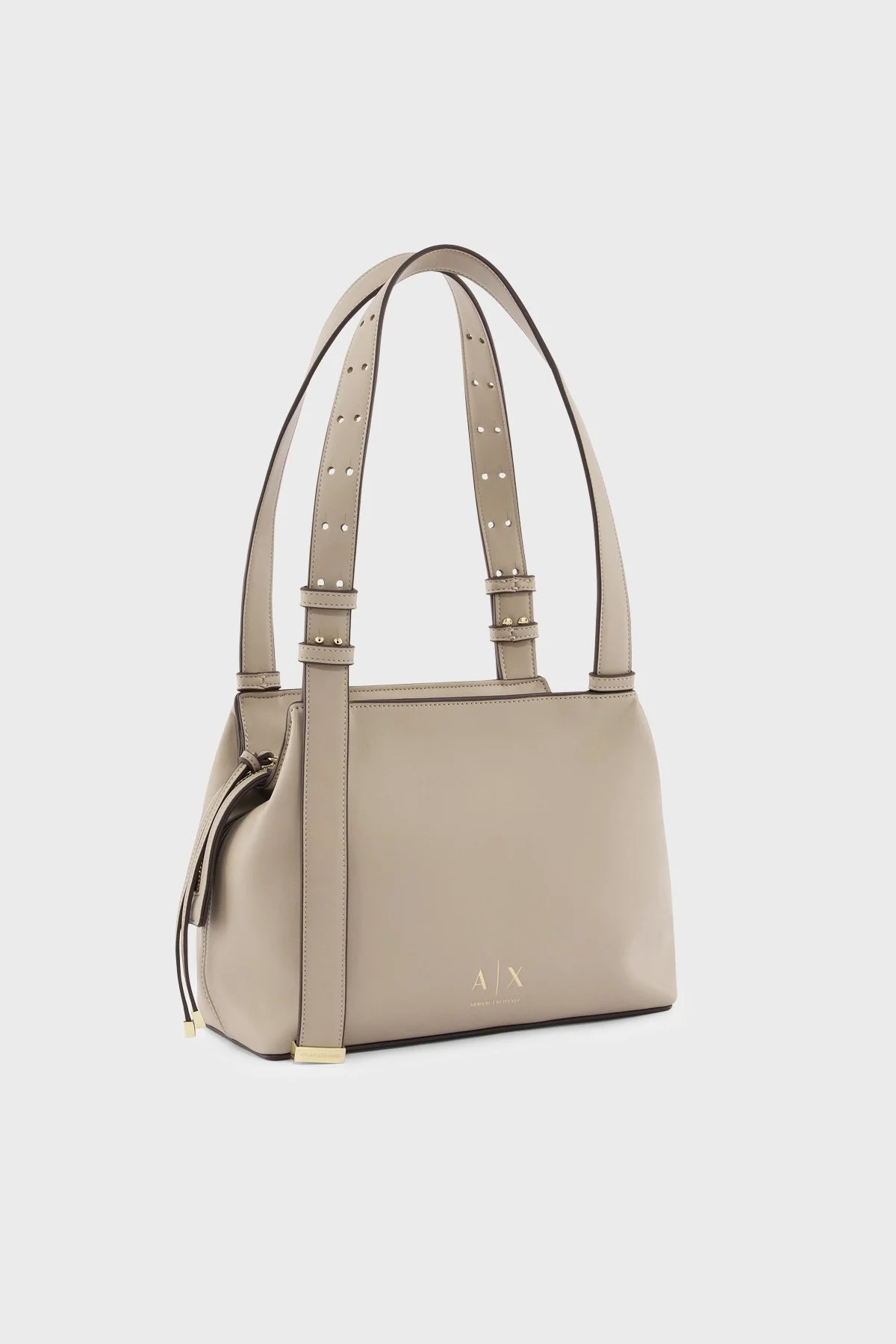 Armani Exchange Logolu Ayarlanabilir Askılı Bayan Çanta XW002604 AF19902 U6223 BEJ - 4
