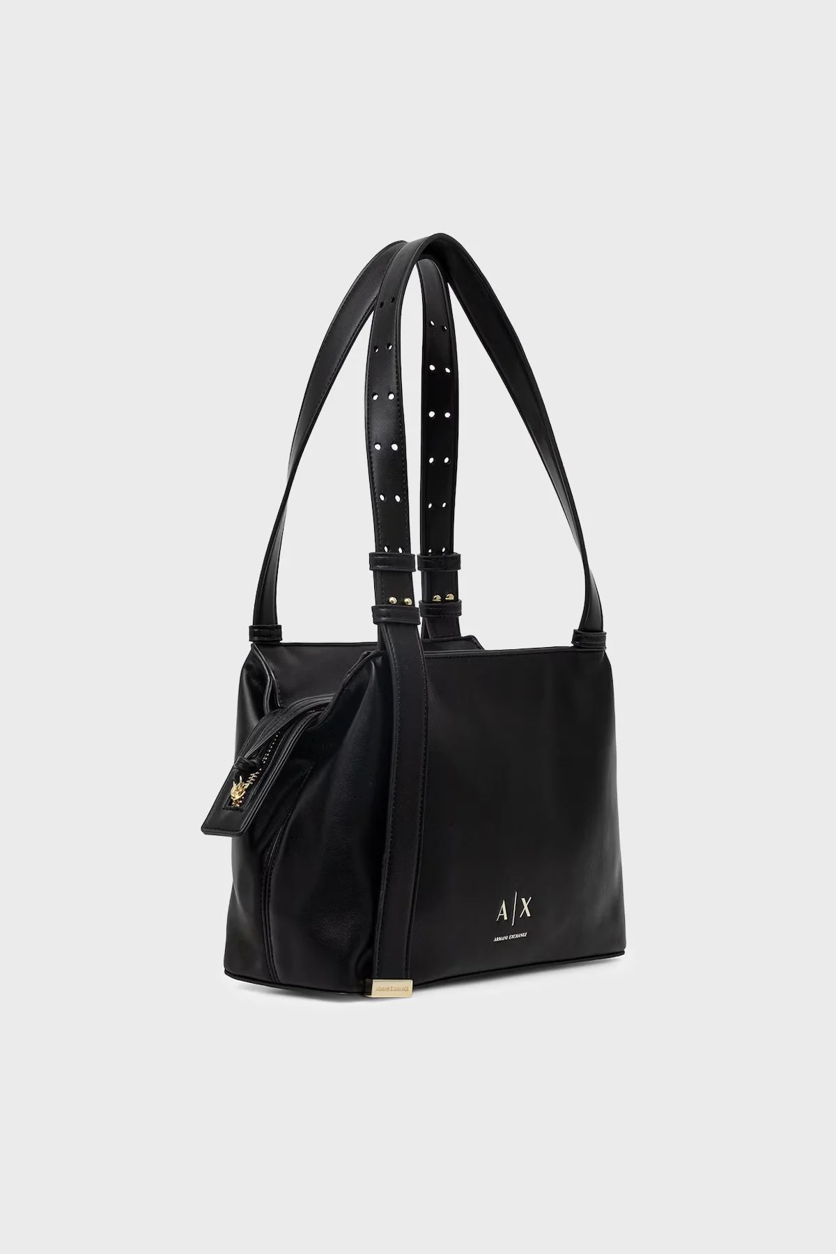 Armani Exchange Logolu Ayarlanabilir Askılı Bayan Çanta XW002604 AF19902 UC001 SİYAH - 2