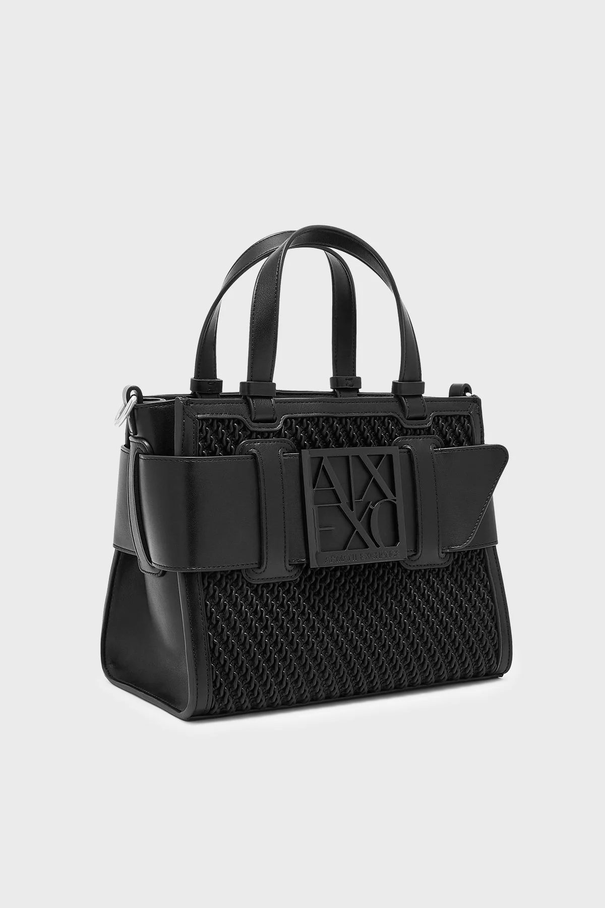 Armani Exchange Logolu Ayarlanabilir Askılı Kadın Çanta XW000392 AF26444 MC043 Siyah - 3