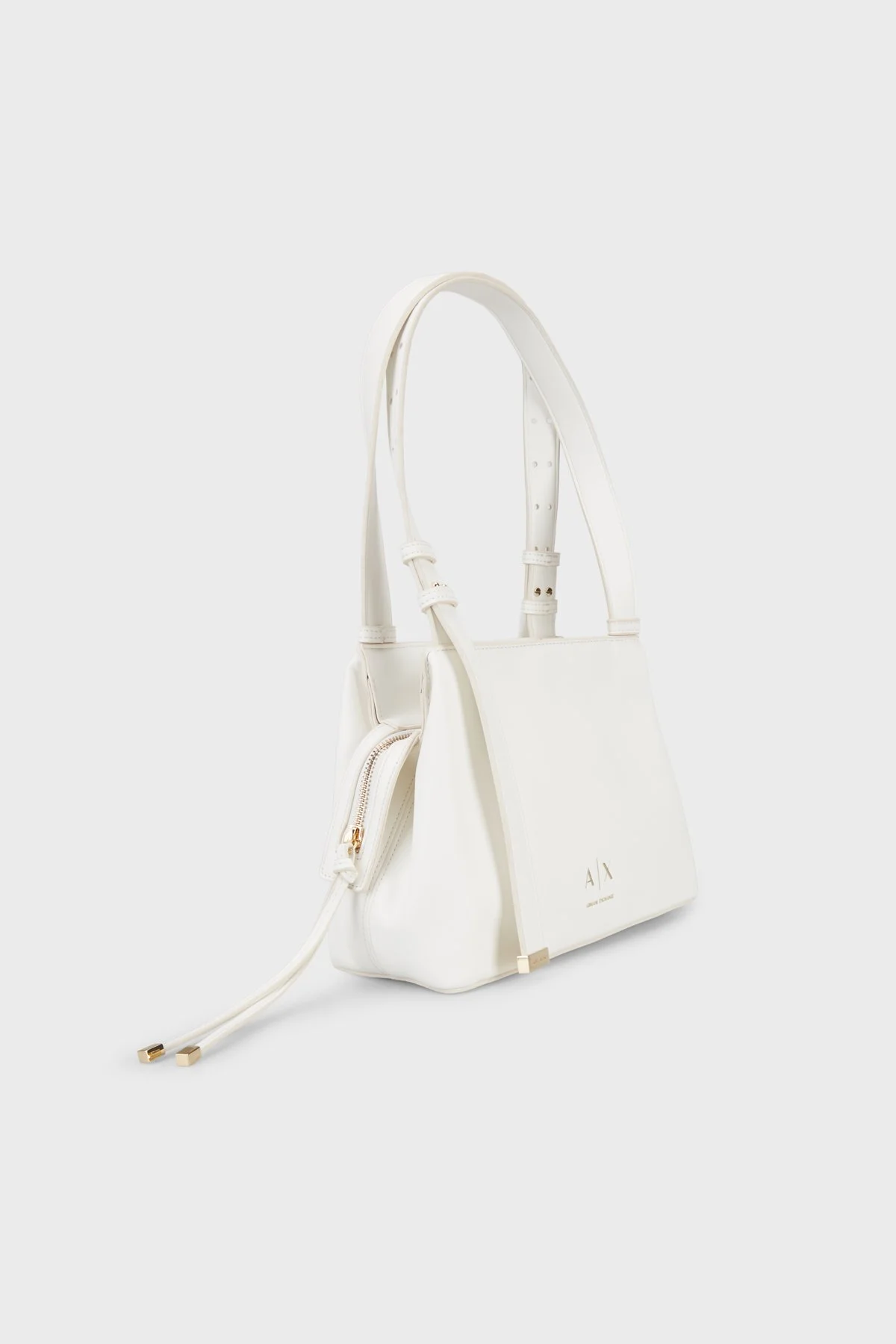 Armani Exchange Logolu Ayarlanabilir Askılı Kadın Çanta XW002604 AF19902 U0011 BEYAZ - 3