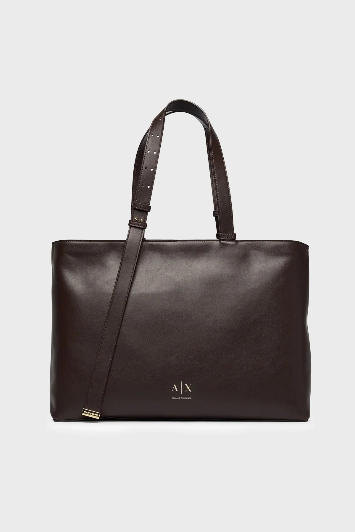 Armani Exchange Logolu Ayarlanabilir Askılı Kadın Çanta XW002988 AF19902 U6032 Kahve - 1