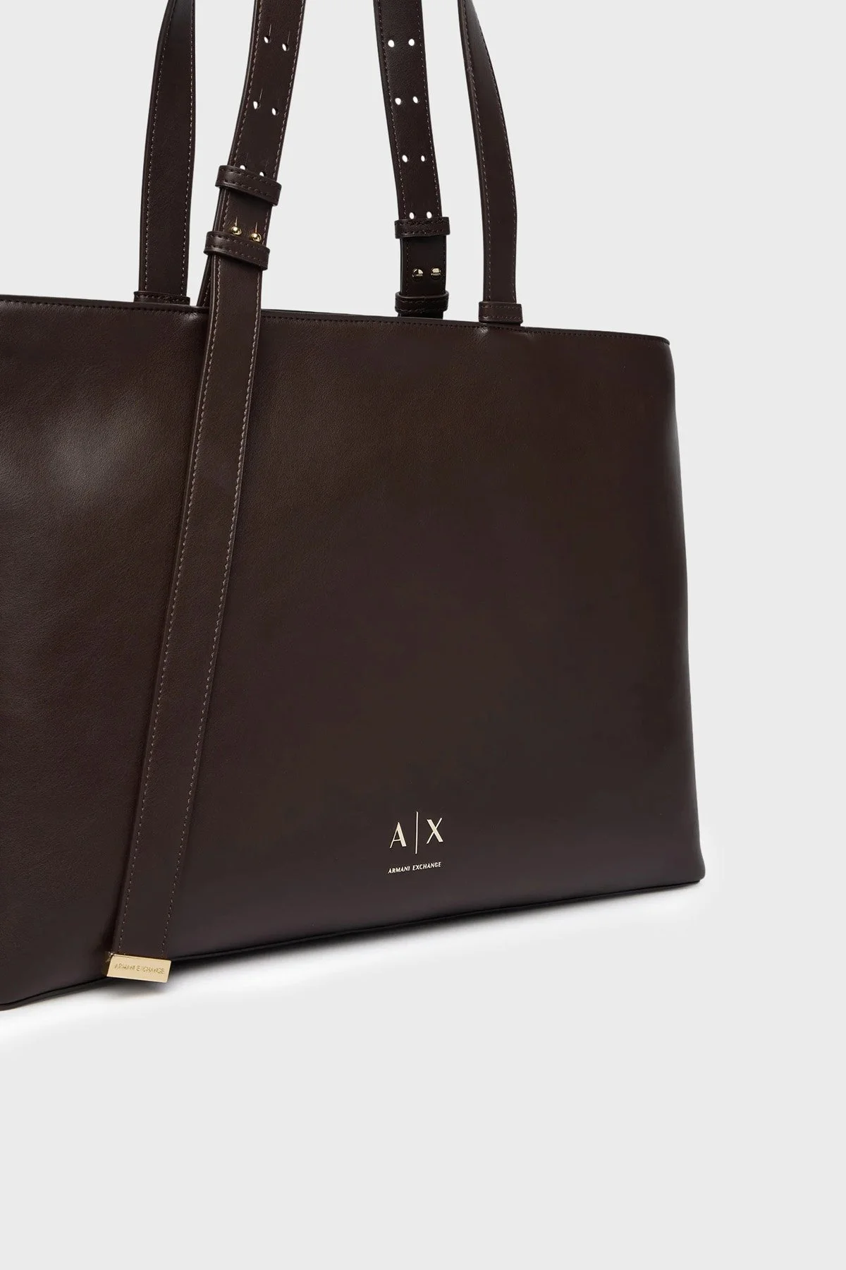 Armani Exchange Logolu Ayarlanabilir Askılı Kadın Çanta XW002988 AF19902 U6032 Kahve - 5