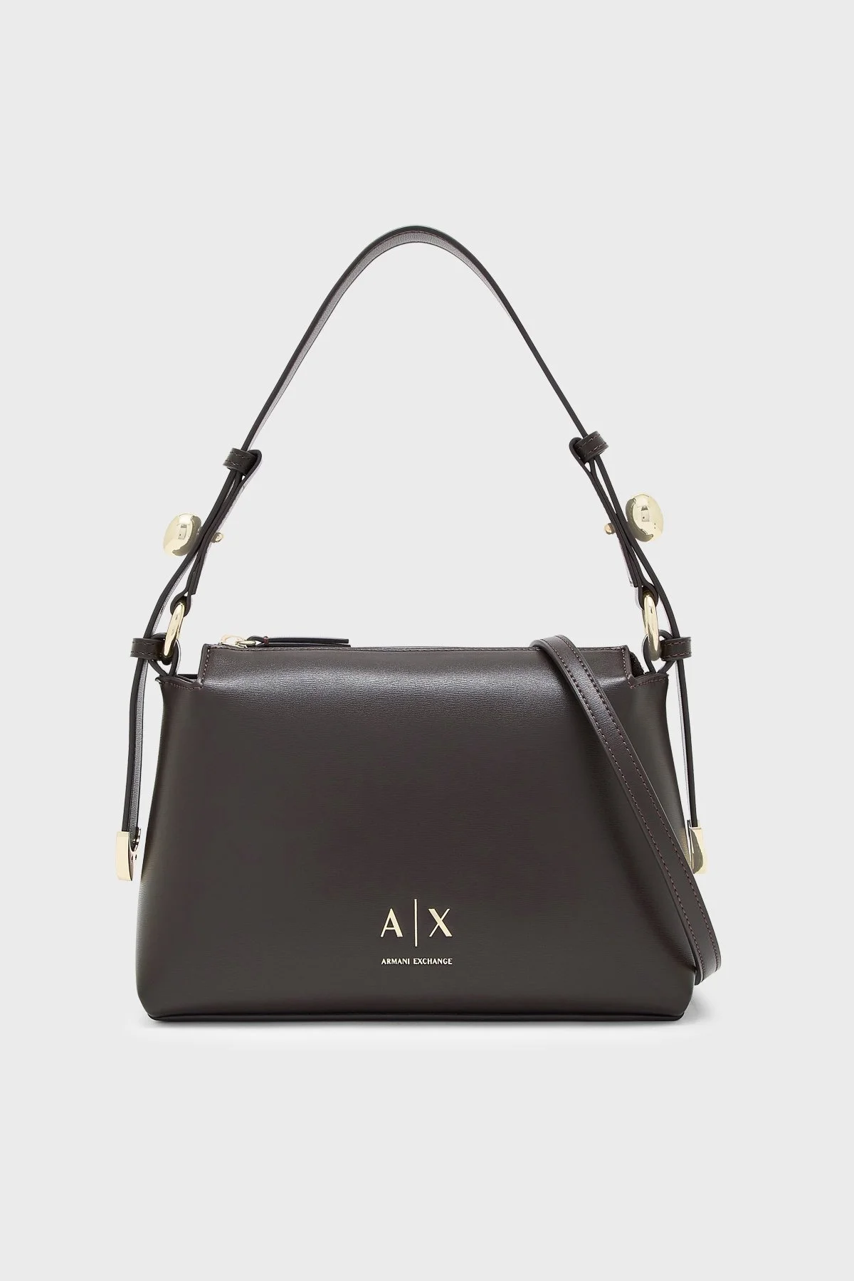 Armani Exchange Logolu Ayarlanabilir Askılı Kadın Çanta XW002990 AF26452 U6032 Kahve - 1