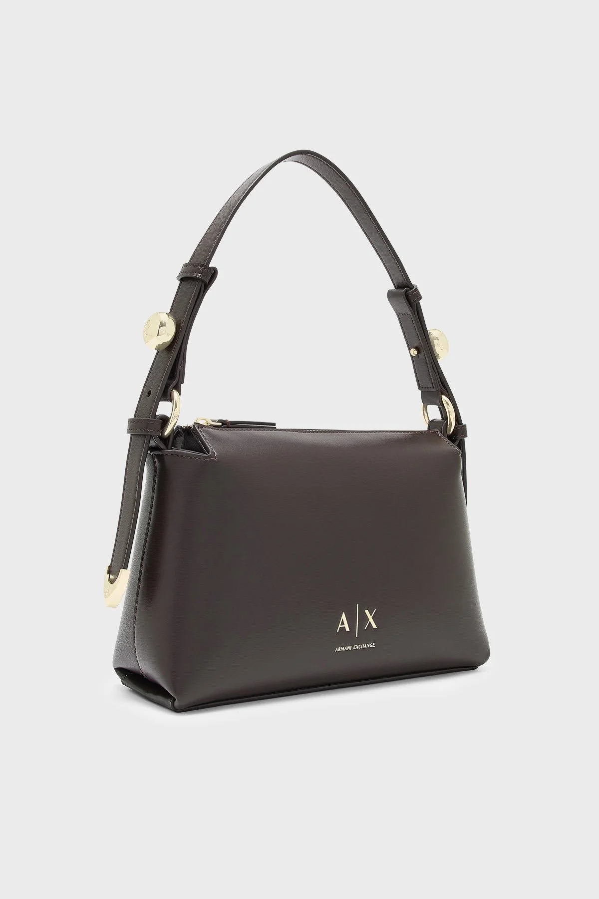 Armani Exchange Logolu Ayarlanabilir Askılı Kadın Çanta XW002990 AF26452 U6032 Kahve - 3