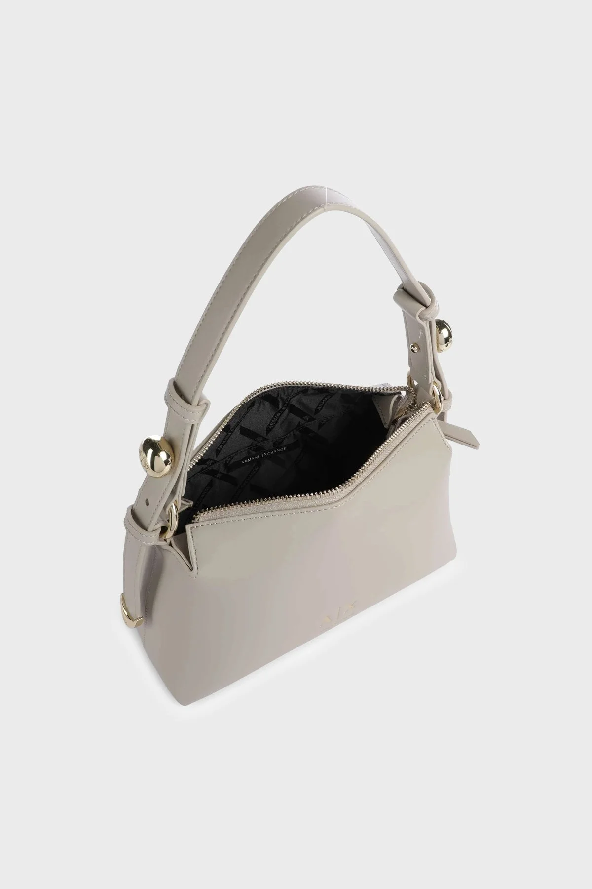 Armani Exchange Logolu Ayarlanabilir Askılı Kadın Çanta XW002990 AF26452 U6208 Ekru - 4