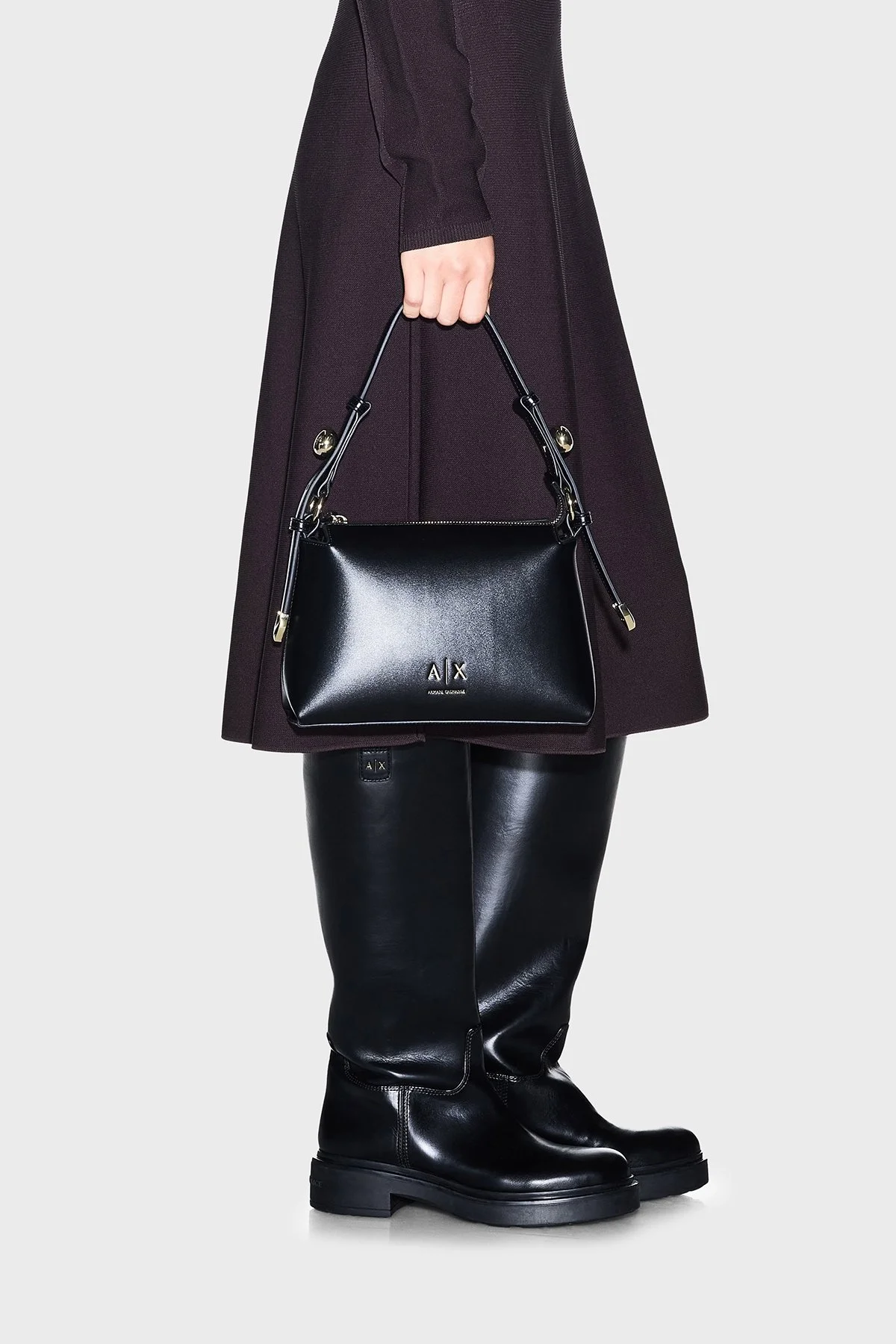 Armani Exchange Logolu Ayarlanabilir Askılı Kadın Çanta XW002990 AF26452 UC001 Siyah - 2