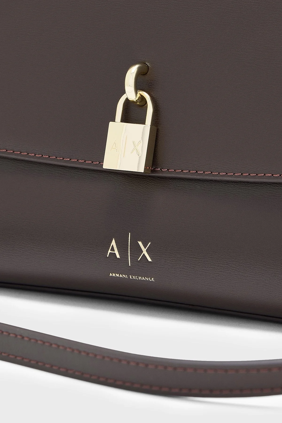 Armani Exchange Logolu Ayarlanabilir Askılı Kadın Çanta XW003056 AF28605 U6032 Kahve - 5