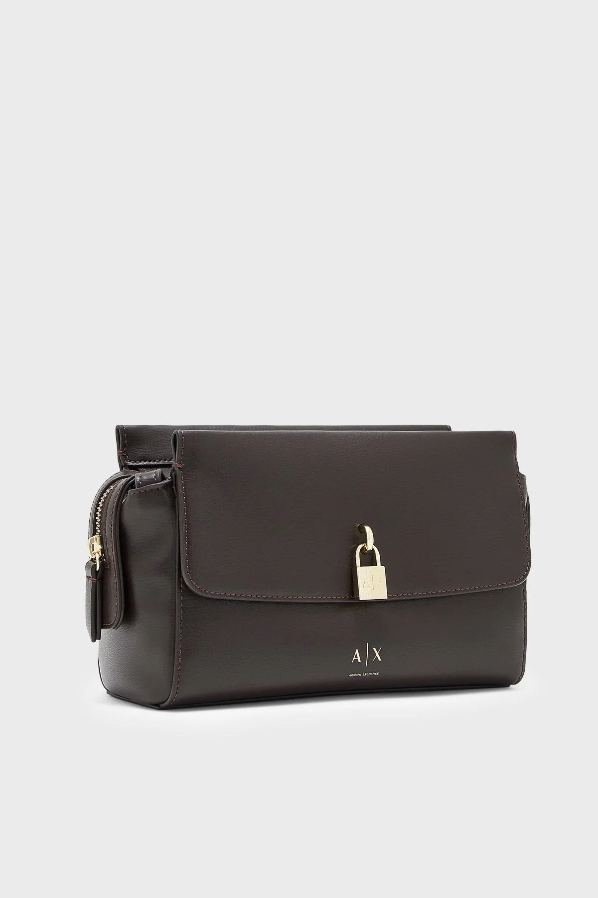 Armani Exchange Logolu Ayarlanabilir Askılı Kadın Çanta XW003056 AF28605 U6032 Kahve - 6