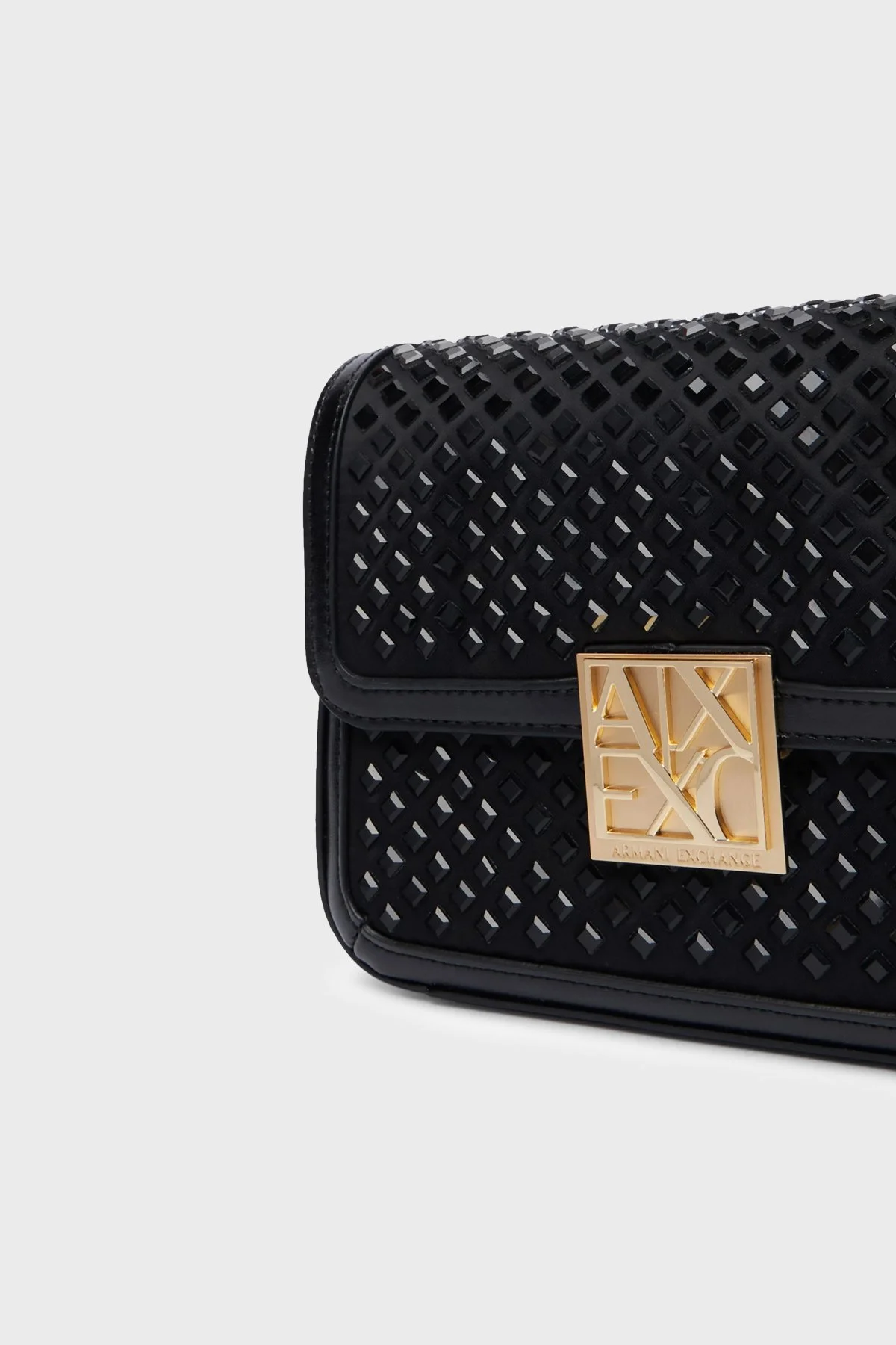 Armani Exchange Logolu Ayarlanabilir Askılı Kadın Çanta XW003374 AF26449 MC043 Siyah - 4