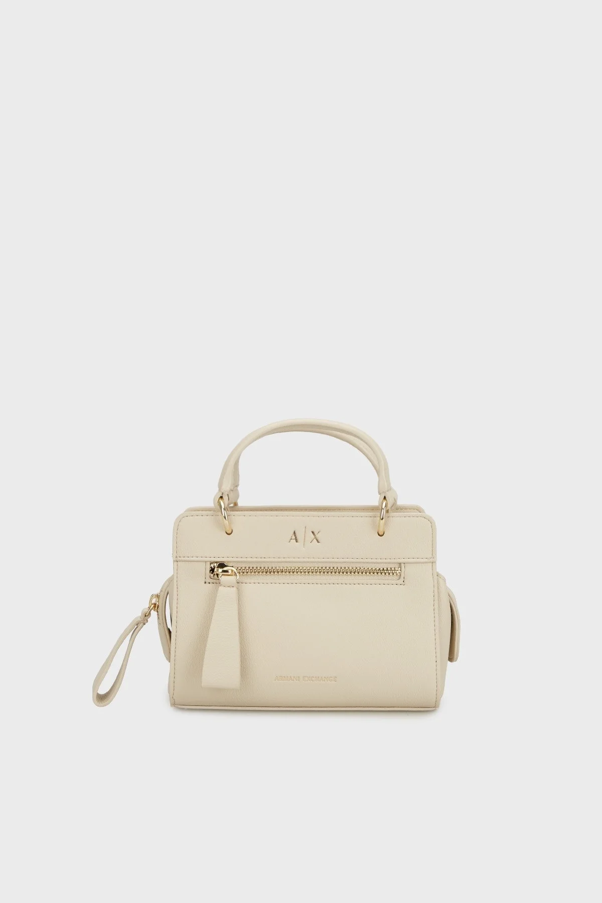 Armani Exchange Logolu Ayarlanabilir Askılı Mini Bayan Çanta XW001212 AF17117 U1092 BEJ - 1