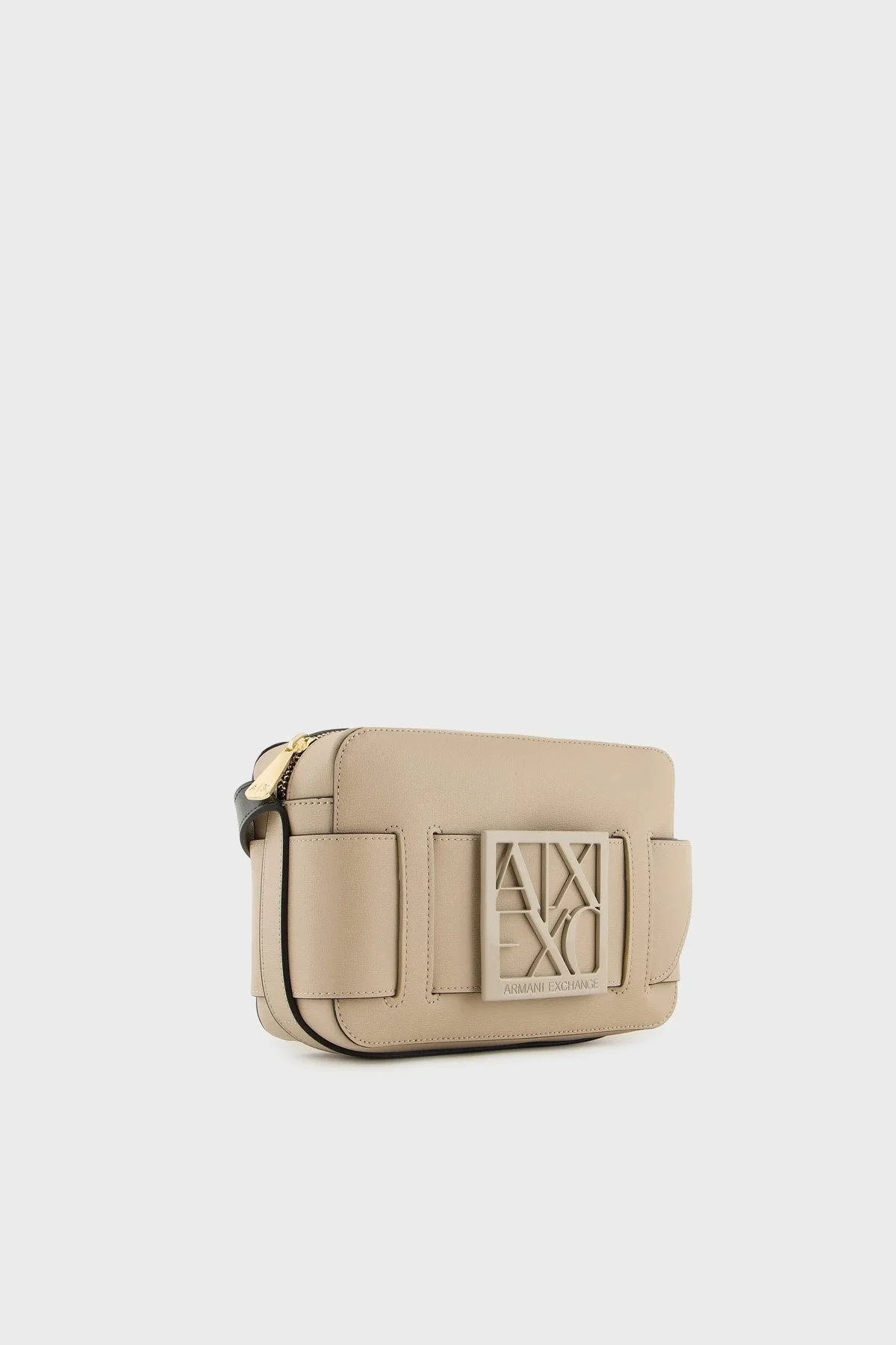 Armani Exchange Logolu Ayarlanabilir Omuz Askılı Bayan Çanta 942699 0A874 14349 BEJ - 4