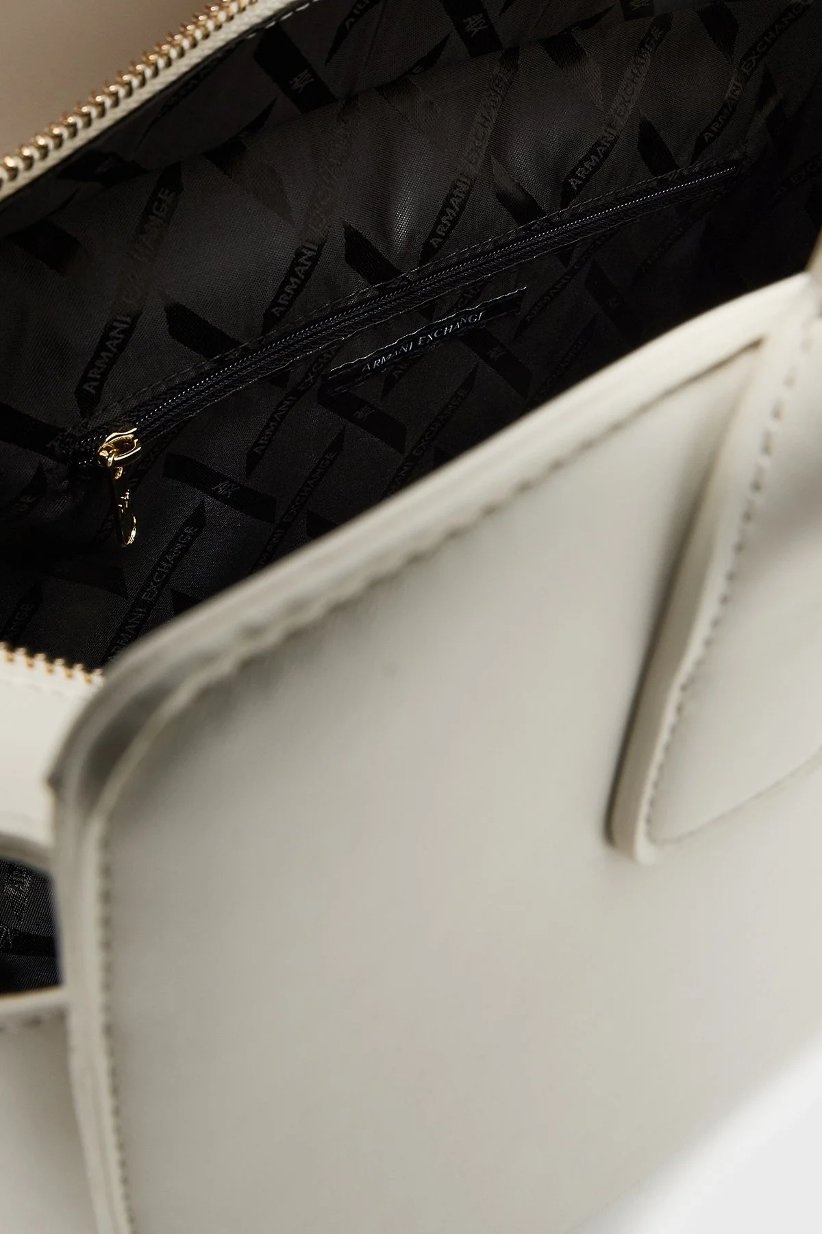 Armani Exchange Logolu Ayarlanabilir ve Çıkarılabilir Askılı Bayan Çanta XW002158 AF19892 U1003 EKRU - 7