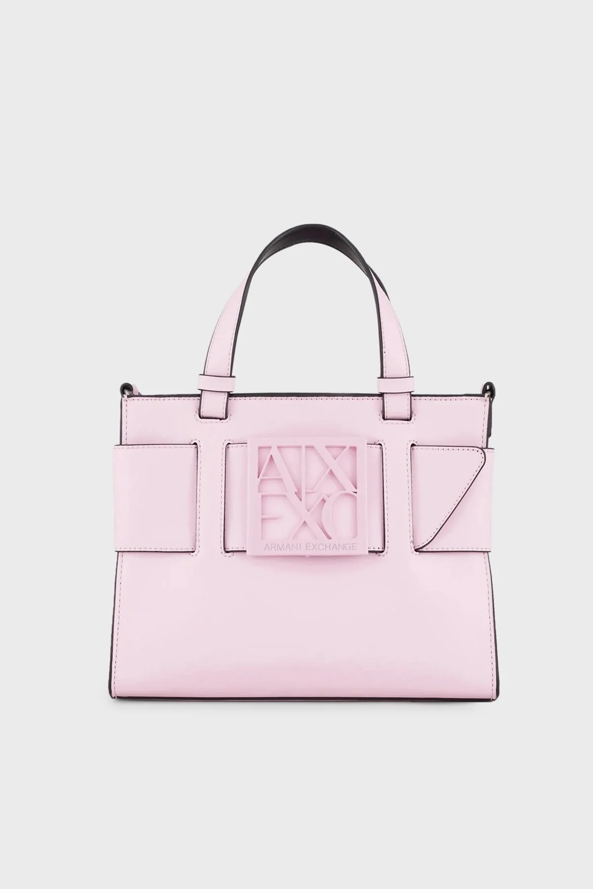 Armani Exchange Logolu Ayarlanabilir ve Çıkarılabilir Uzatma Askılı Bayan Çanta 942690 0A874 18070 PEMBE - 1