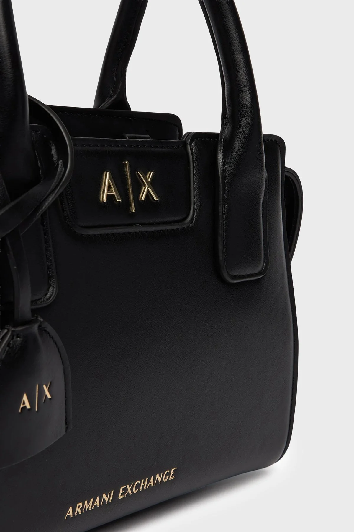 Armani Exchange Logolu Ayarlanabilir ve Çıkarılabir Askılı Bayan Çanta XW002159 AF19892 UC001 SİYAH - 5