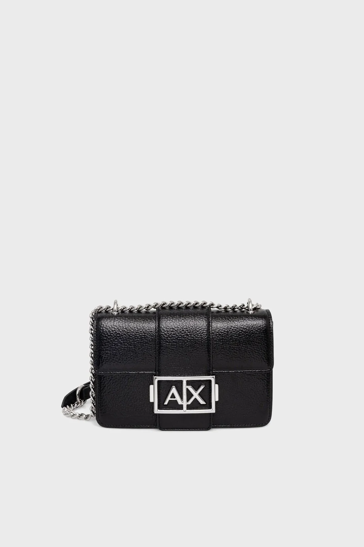 Armani Exchange Logolu Ayarlanabilir Zincir Askılı Bayan Çanta XW000071 AF11898 UC001 SİYAH - 6