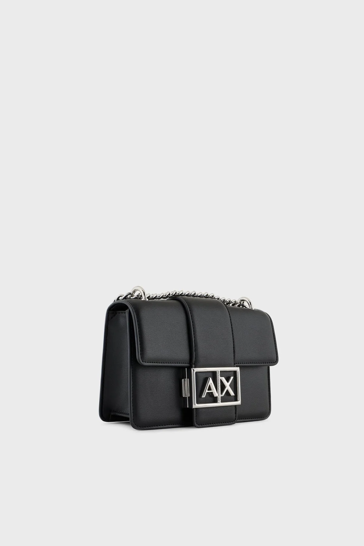 Armani Exchange Logolu Ayarlanabilir Zincir Askılı Bayan Çanta XW000071 AF12039 UC001 SİYAH - 21