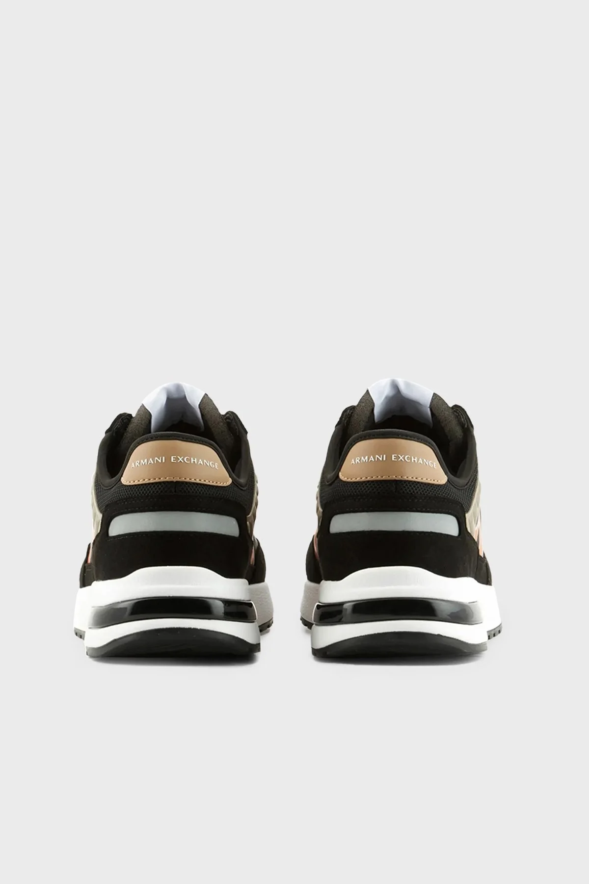 Armani Exchange Logolu Bağcıklı Sneaker Erkek Ayakkabı XUX090 XV276 T053 SİYAH - 4