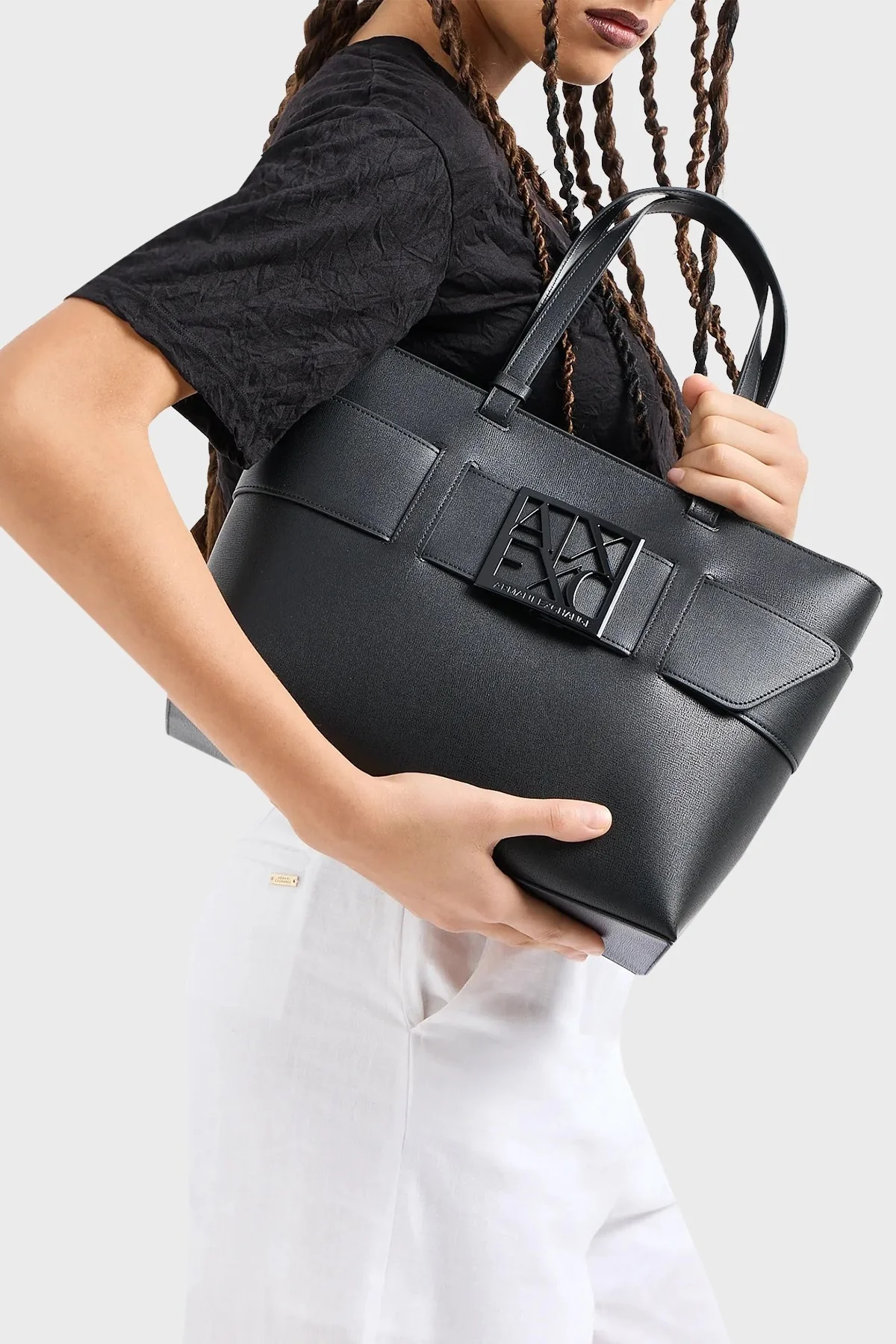 Armani Exchange Logolu Bayan Çanta 949138 0A874 00020 SİYAH - 8