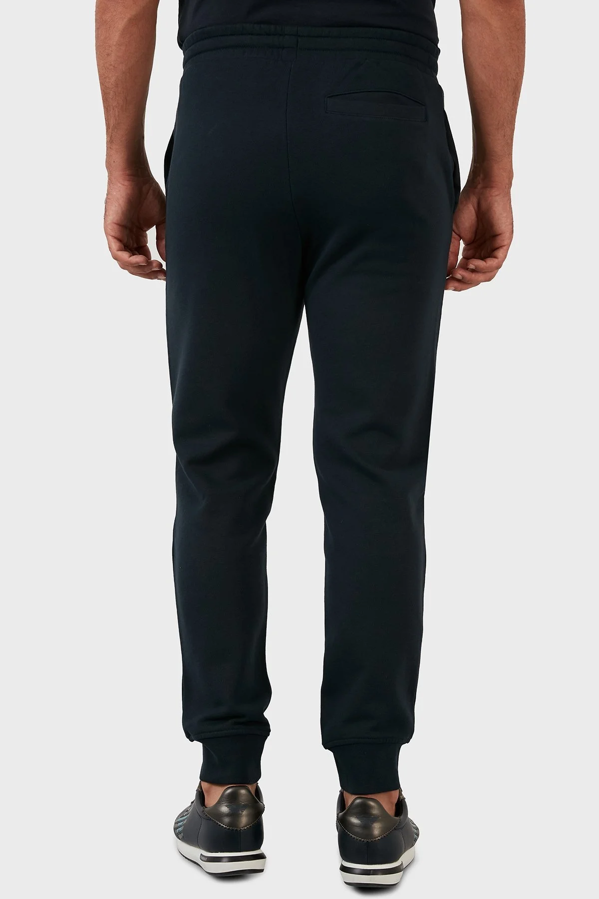 Armani Exchange Logolu Belden Bağlamalı Regular Fit Pamuklu Erkek Pantolon 6LZPHG ZJ6RZ 1510 LACİVERT - 5