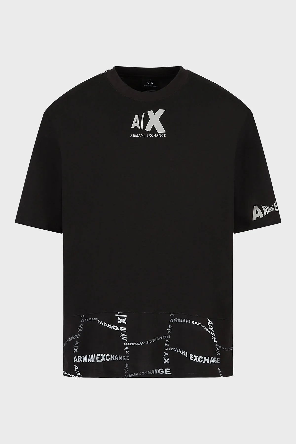 Armani Exchange Logolu Bisiklet Yaka % 100 Pamuk Regular Fit Erkek T Shirt 3RZMFE ZJ8EZ 52AG SİYAH - 5