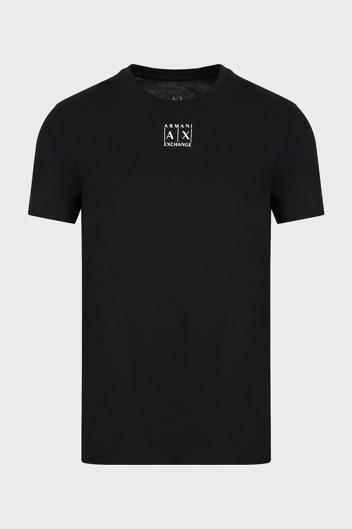 Armani Exchange Logolu Bisiklet Yaka Pamuklu Regular Fit Erkek T Shirt 6LZTAA ZJA5Z 1200 SİYAH - 4