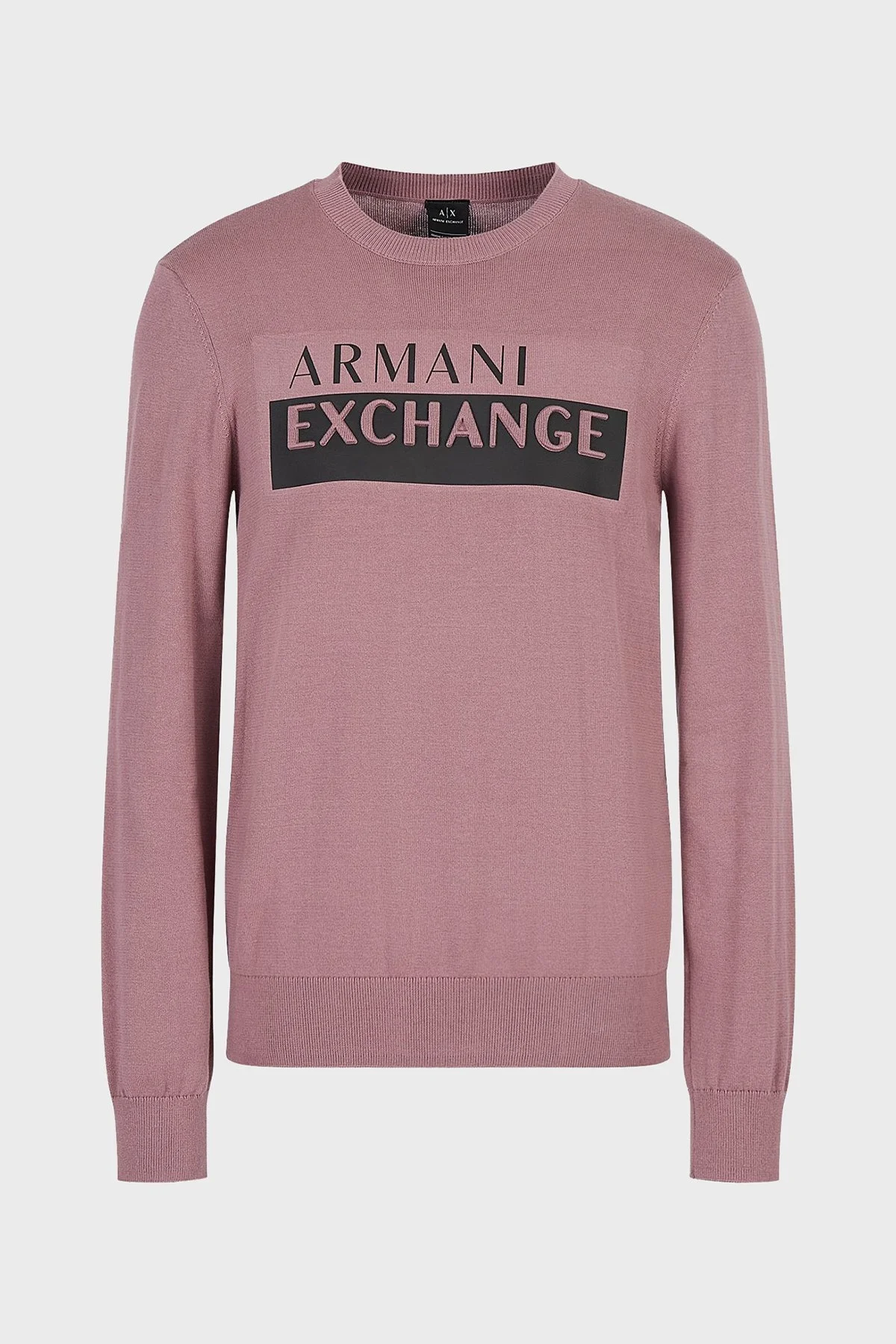 Armani Exchange Logolu Bisiklet Yaka Pamuklu Triko Erkek Kazak 6LZM2D ZMX8Z 1316 GÜL - 4