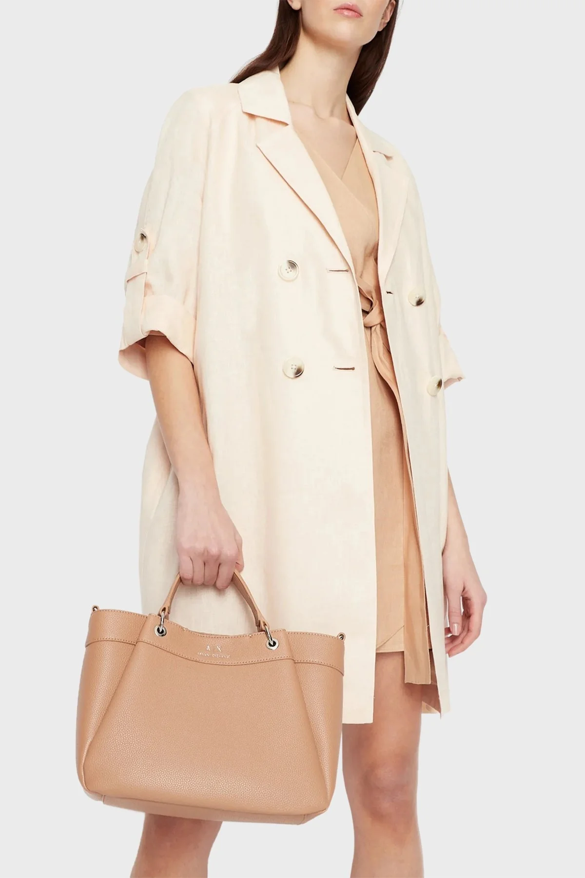 Armani Exchange Logolu Çapraz Askılı Bayan Çanta 942911 CC783 09052 CAMEL - 2