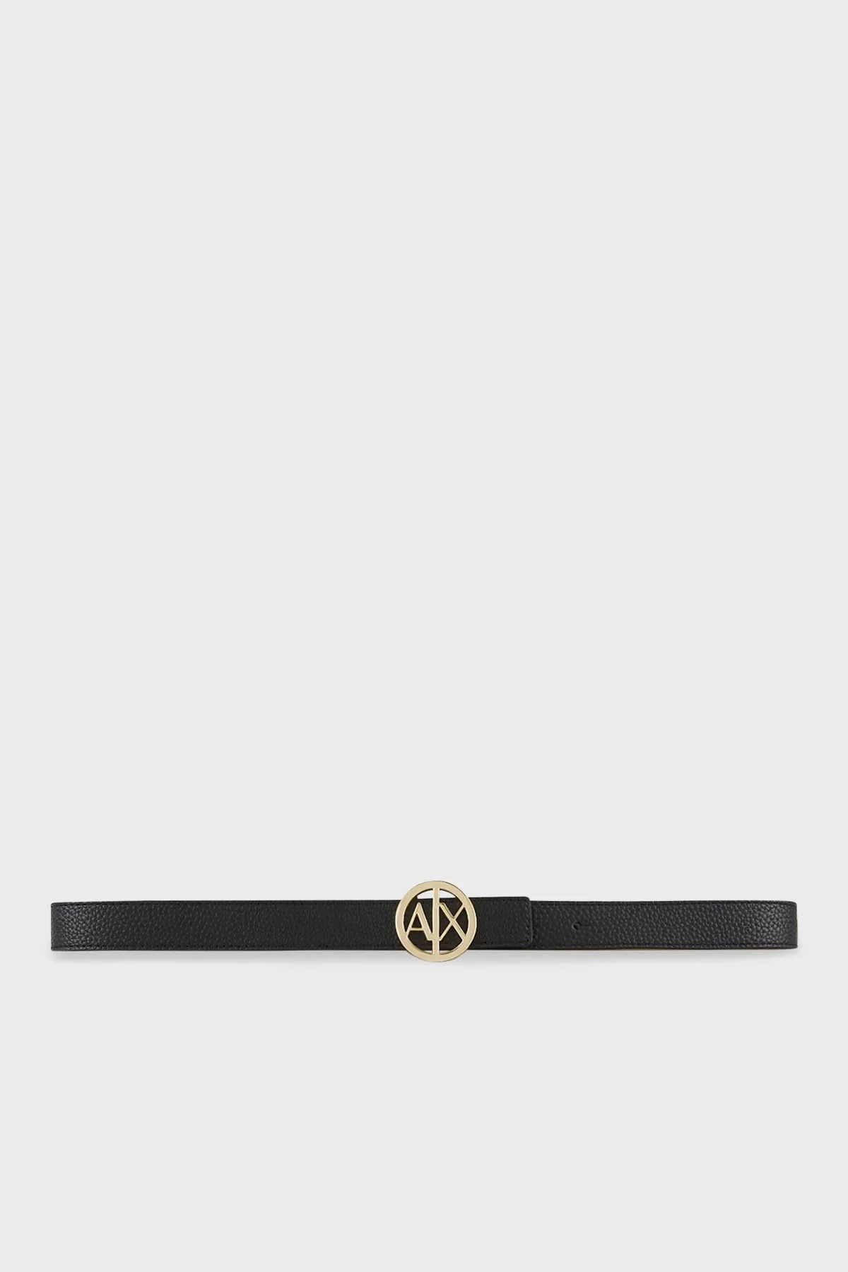 Armani Exchange Logolu Çift Taraflı Kadın Kemer 941118 0A877 77520 SİYAH-GOLD - 3