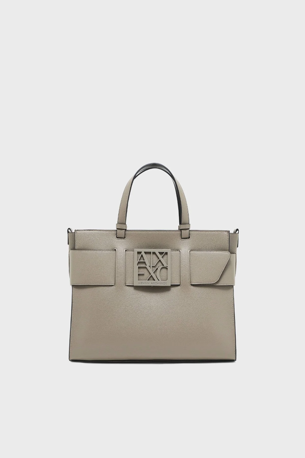 Armani Exchange Logolu Çıkarılabilir Askılı Kadın Çanta 942689 0A874 U6242 BEJ - 1