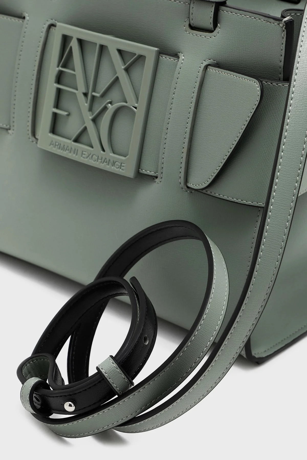 Armani Exchange Logolu Çıkarılabilir Askılı Bayan Çanta 942690 0A874 U7231 HAKİ - 5